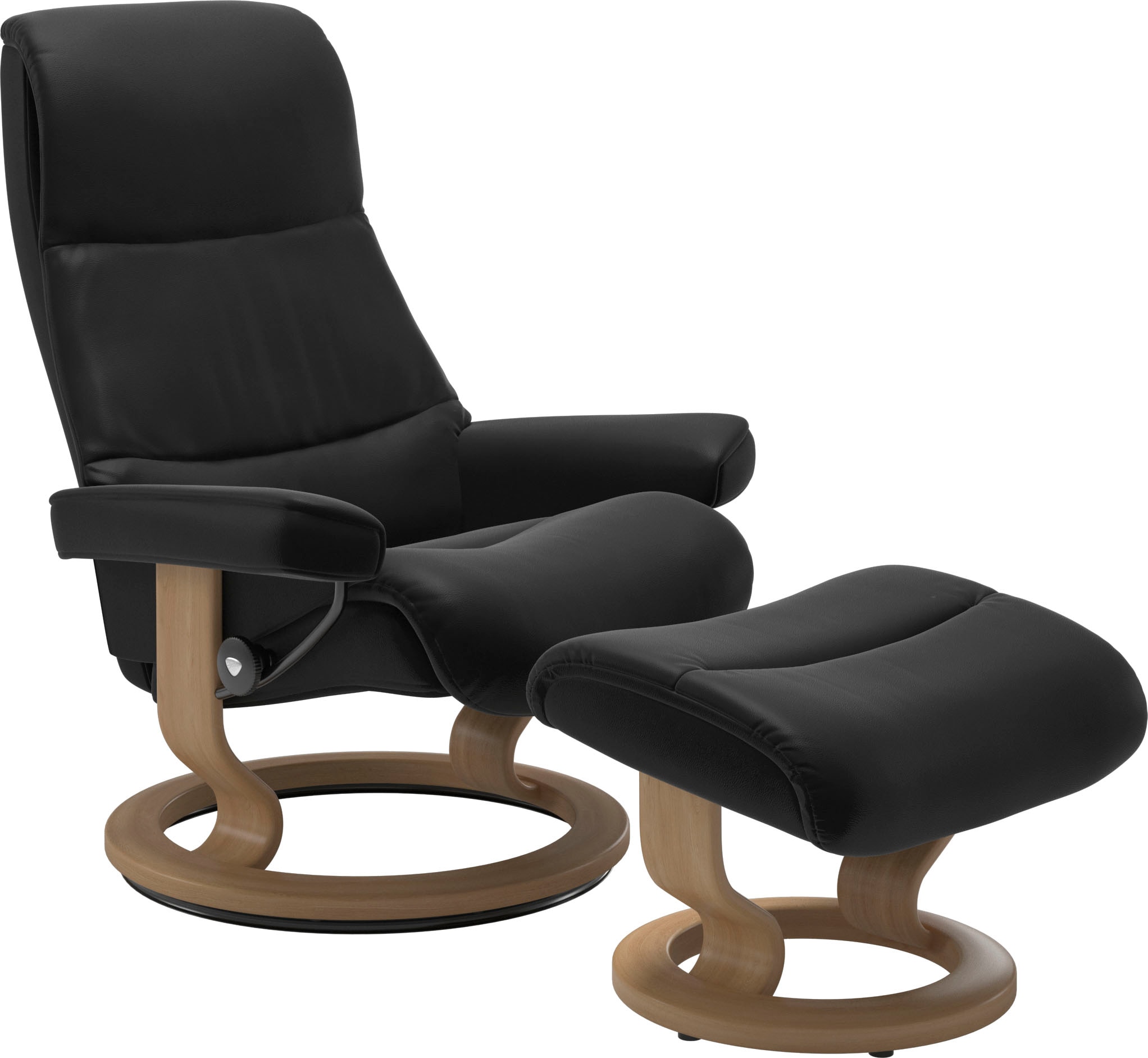 Stressless Fußhocker "View", mit Classic Base,Gestell Eiche