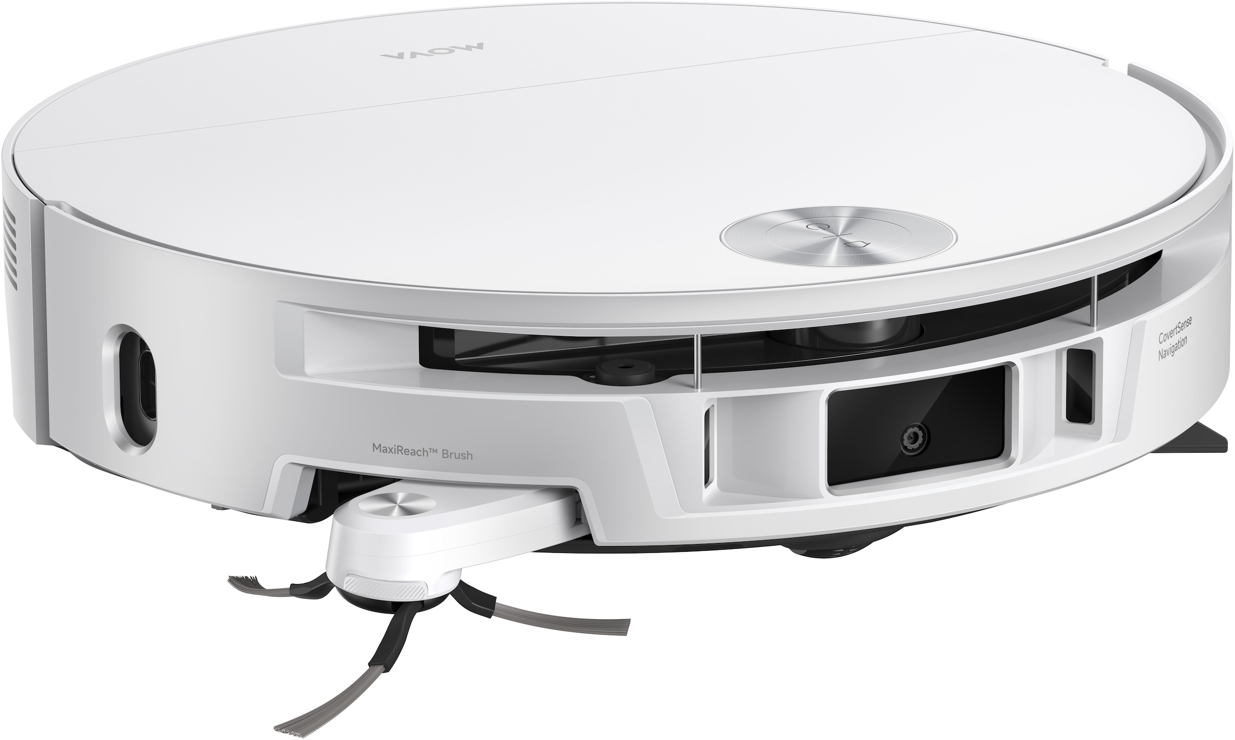 Mova Saugroboter »S70 Roller, Saugroboter mit 28.000Pa Saugkraft und HydroForce-Wischen,« MaxiReach-Technologie, CovertSense-Navigation, 90mm Flaches Gehäuse