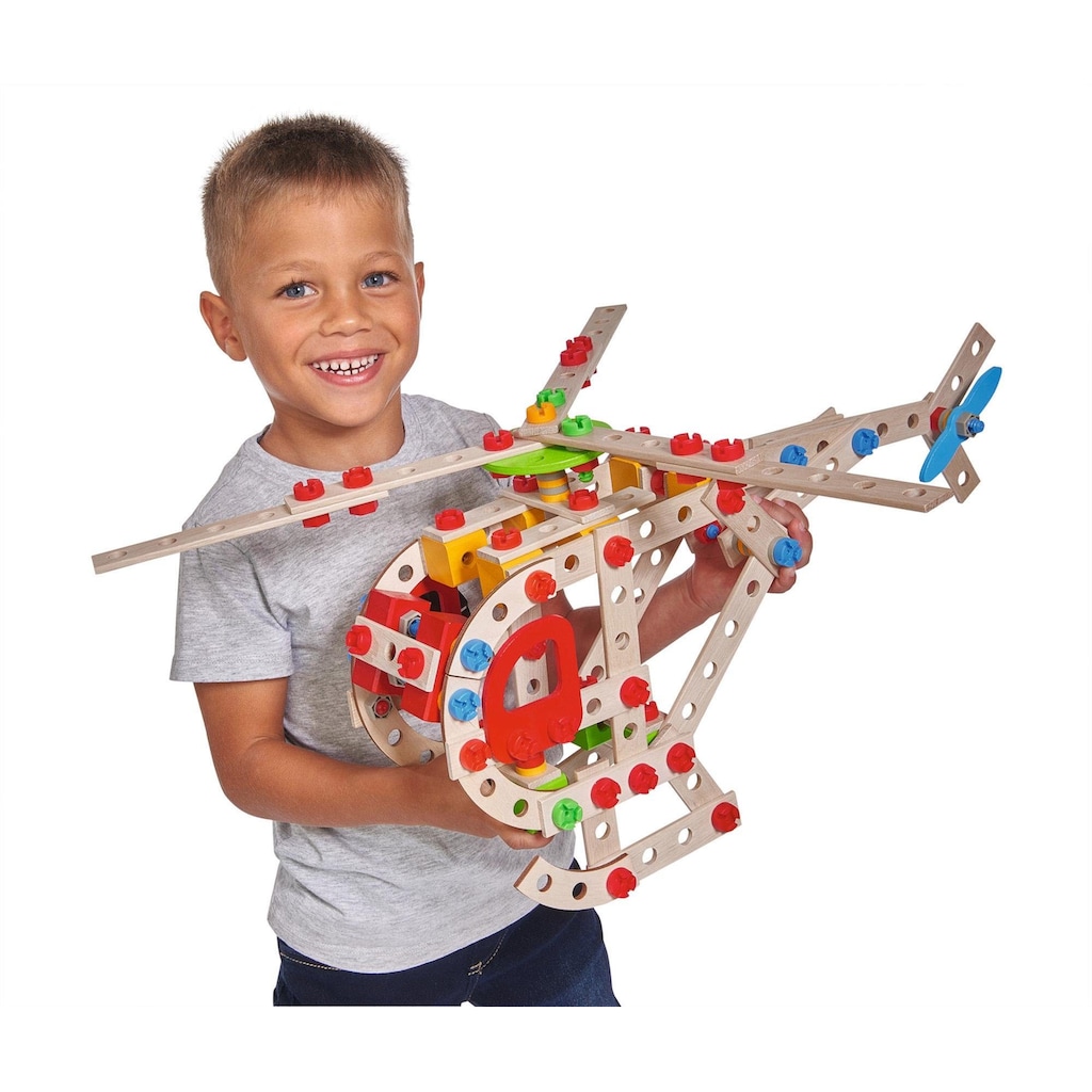 Eichhorn Konstruktionsspielsteine »Constructor Hubschrauber«, (225 St.)