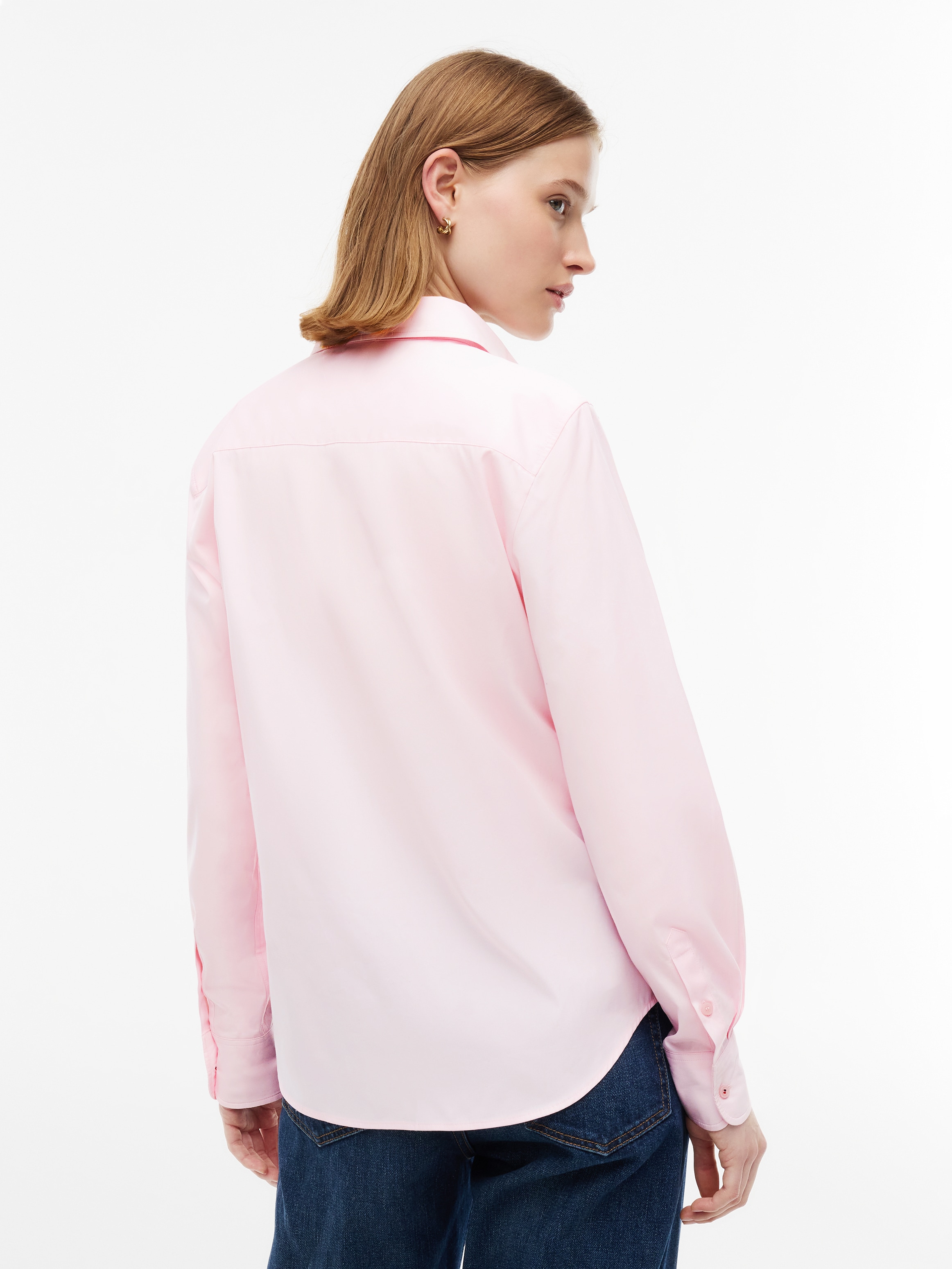Tommy Hilfiger Hemdbluse »SUMMER POPLIN REGULAR SHIRT« Baumwolle, regular fit, auch in großen Größen