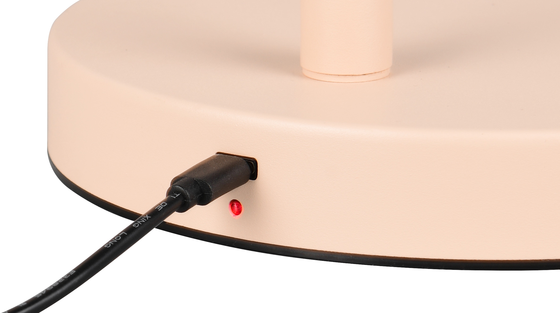 REALITY Leuchten LED Stehlampe »BLAKE, Akku Stehleuchte Indoor, mit USB-C Lade-Anschluss, Höhe 125 cm«, 1 flammig, Leuchtmittel LED-Board | LED fest integriert, Ø 20cm, mit 4-fach Touchdimmer, Leuchtenkopf schwenkbar, 4,5W 350 Lm
