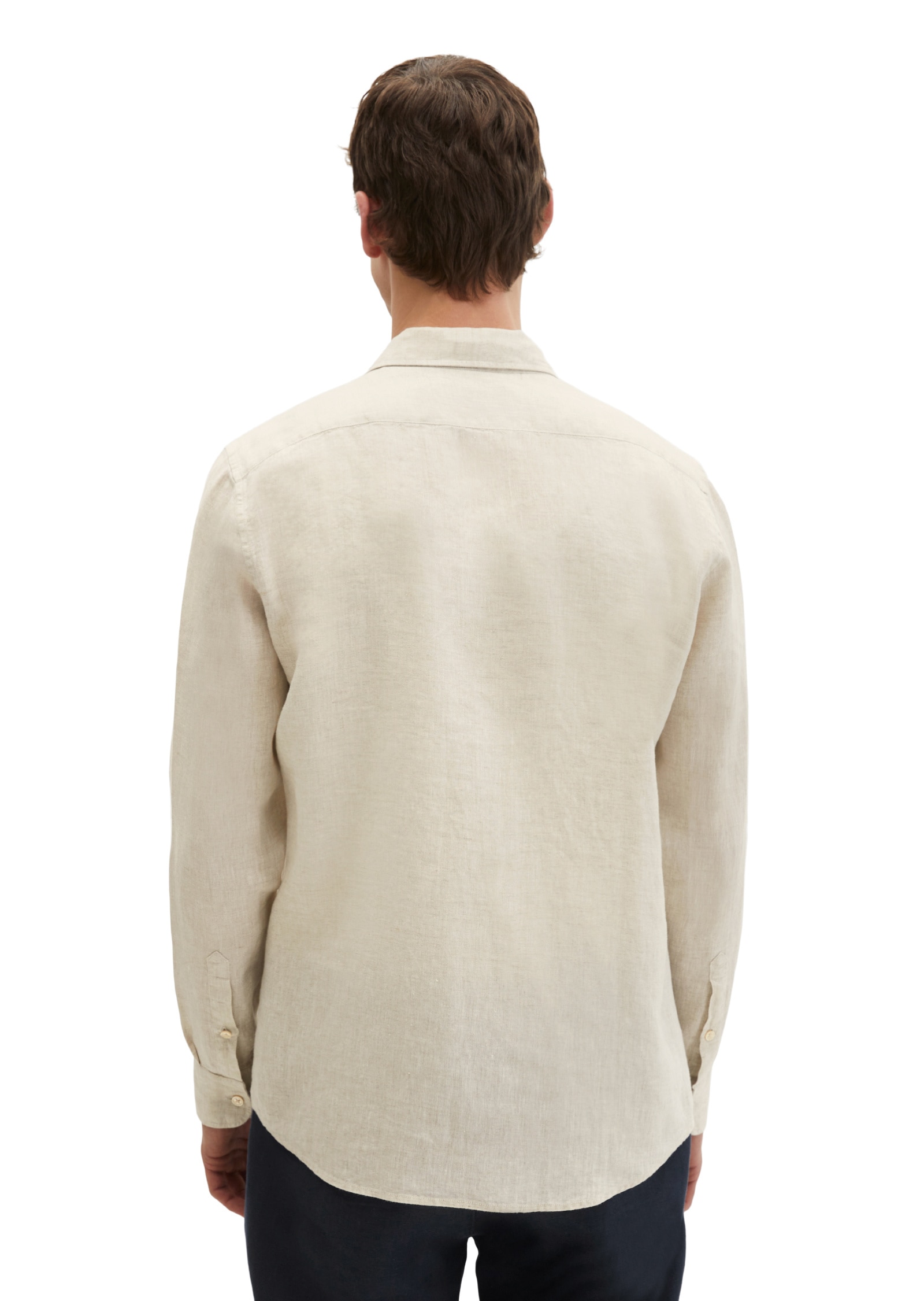 Marc O'Polo Langarmhemd »aus feinem Leinen-Chambray«