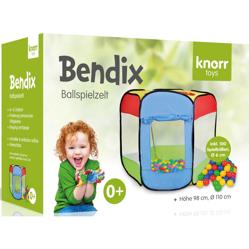 Knorrtoys® Spielzelt »Bendix«, sechseckiges Zelt; Seitenwände aus Gaze