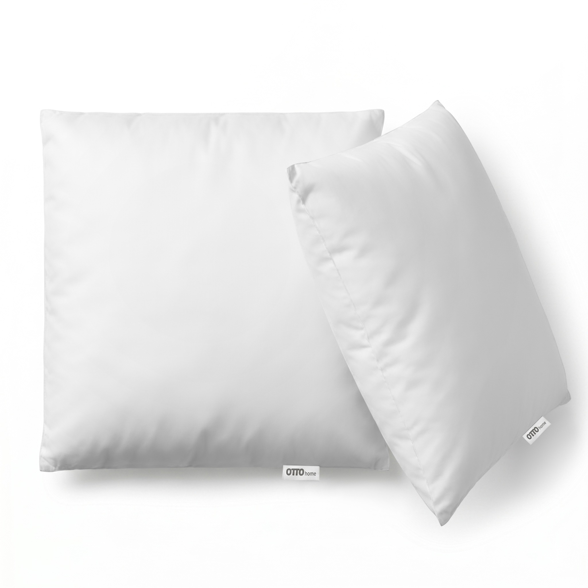 OTTO home Federkopfkissen »Emrra, 2 Stück, 100% Federn, verschiedene Größen« Füllung: 100% Federn Set, 2 Stk. tlg. 2-tlg. Kissen-Set, Kuschelkissen, Dekokissen oder Sofakissen