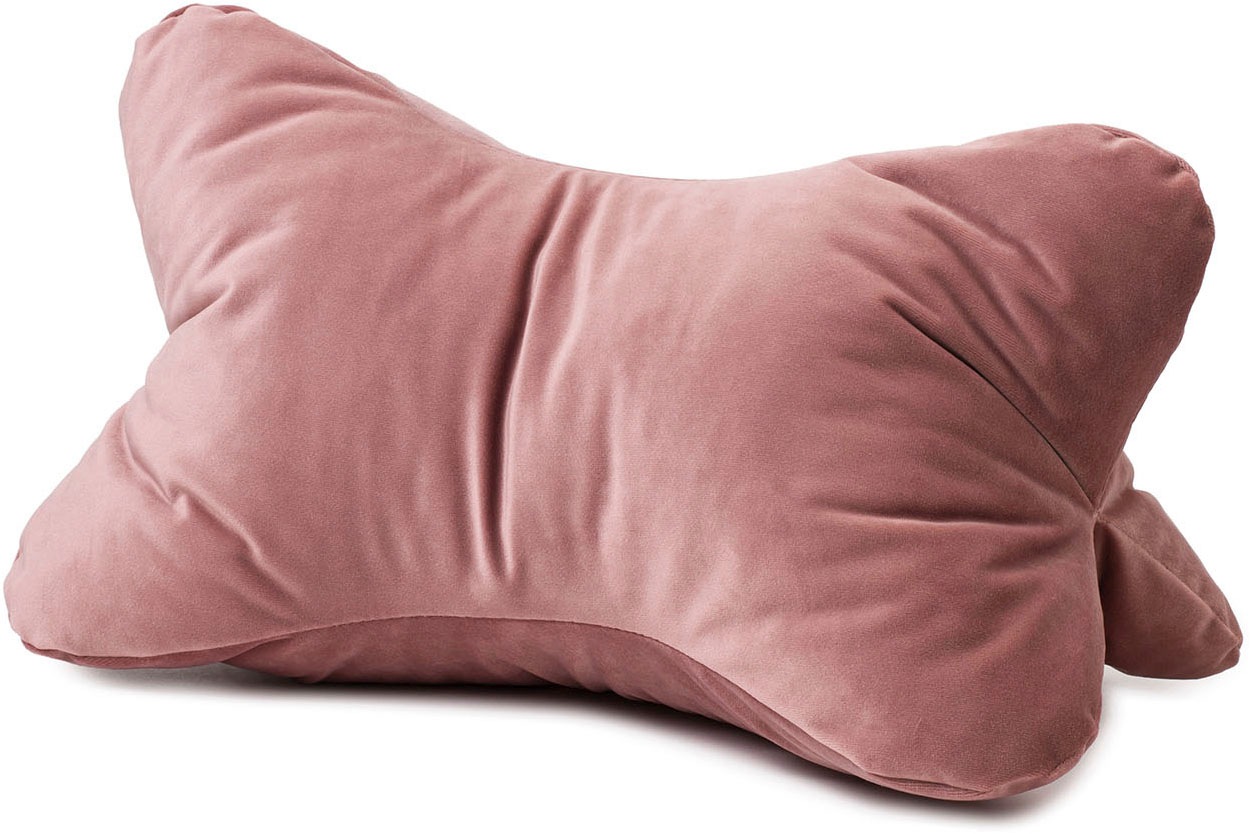 Nackenkissen GÖZZE, B:40cm H:19cm L:25cmaltrosa, Polyester, Funktionskissen, "Lesekissen California"