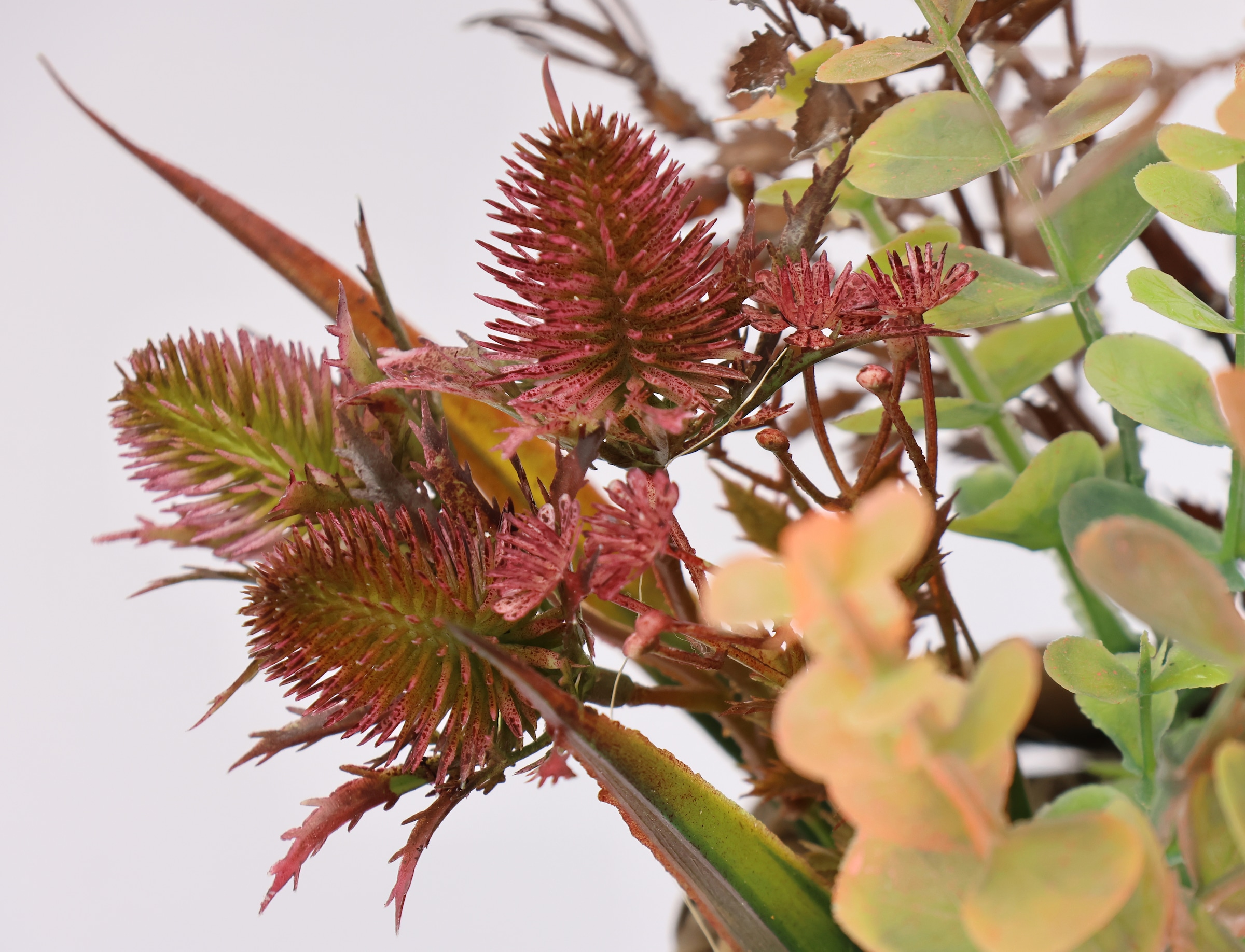 I.GE.A. Kunstblume »Blumenarrangement 'Dahlien'«, Im Topf Künstliche Blumen Deko Gesteck Herbstdeko Kunstpflanze