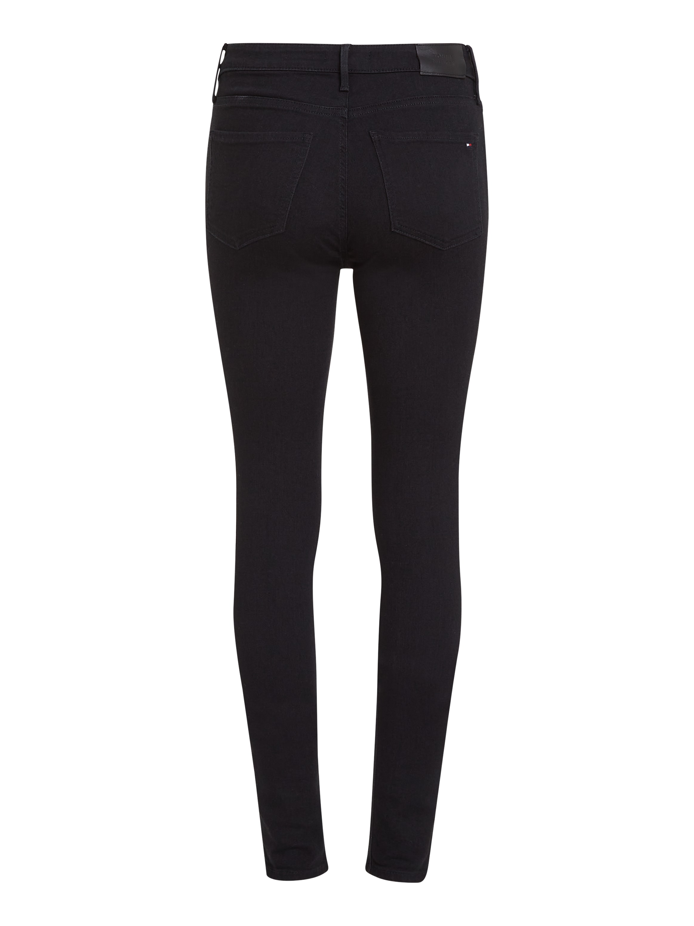 Tommy Hilfiger Skinny-fit-Jeans »COMO SKINNY RW BLACK«, mit Tommy Hilfiger Logo-Badge
