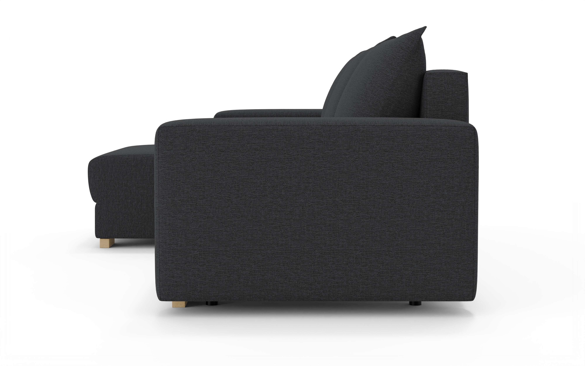 INOSIGN Ecksofa »MAGHERA universell Schlafsofa mit Bettkasten, Maße B/T/H: 255/142/84cm«, L-Form mit Recamiere rechts oder links montierbar, hoher Sitzkomfort