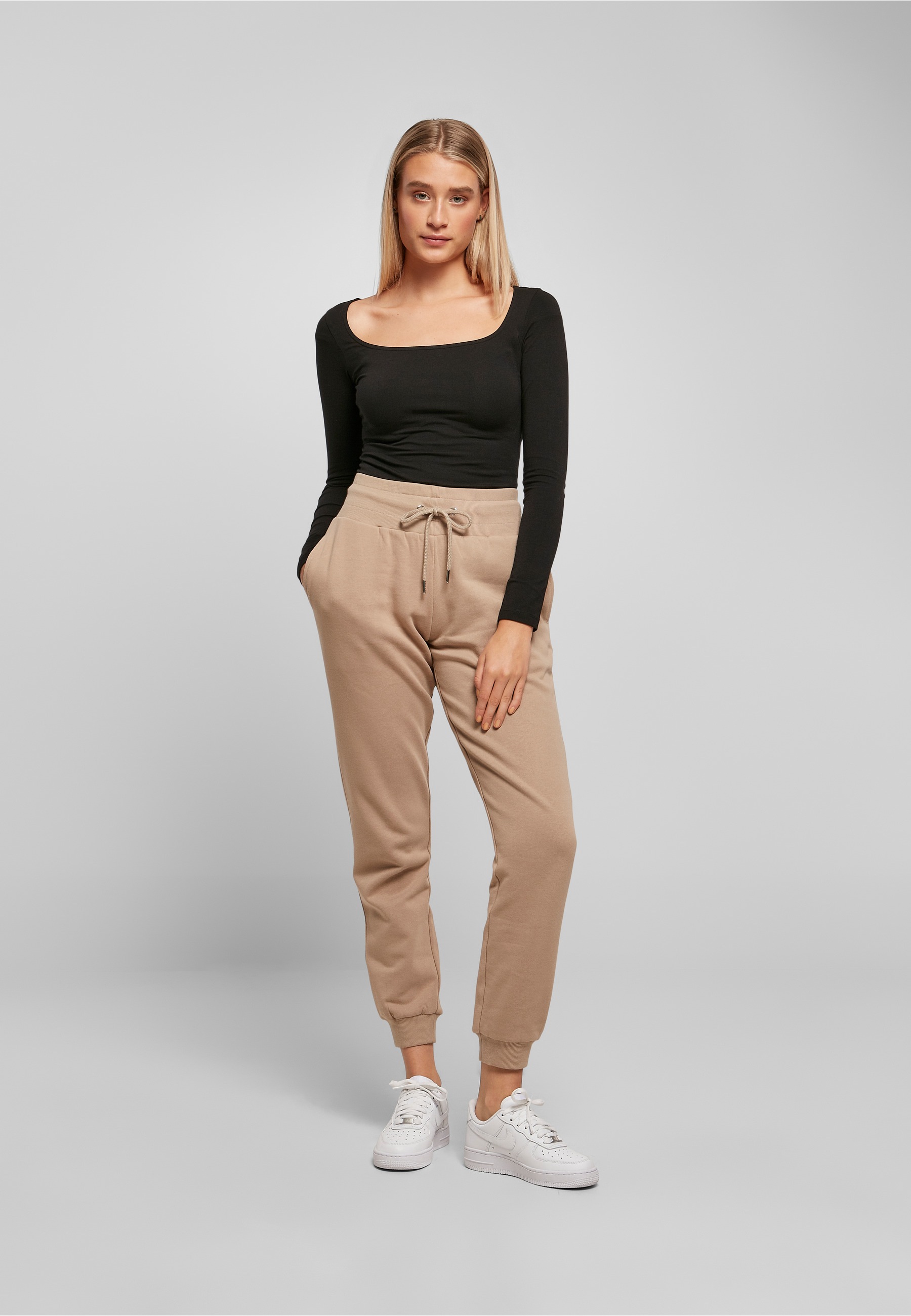 URBAN CLASSICS Langarmshirt »Urban Classics Damen Ladies Organic Longsleeve Body« 1 Stk.
