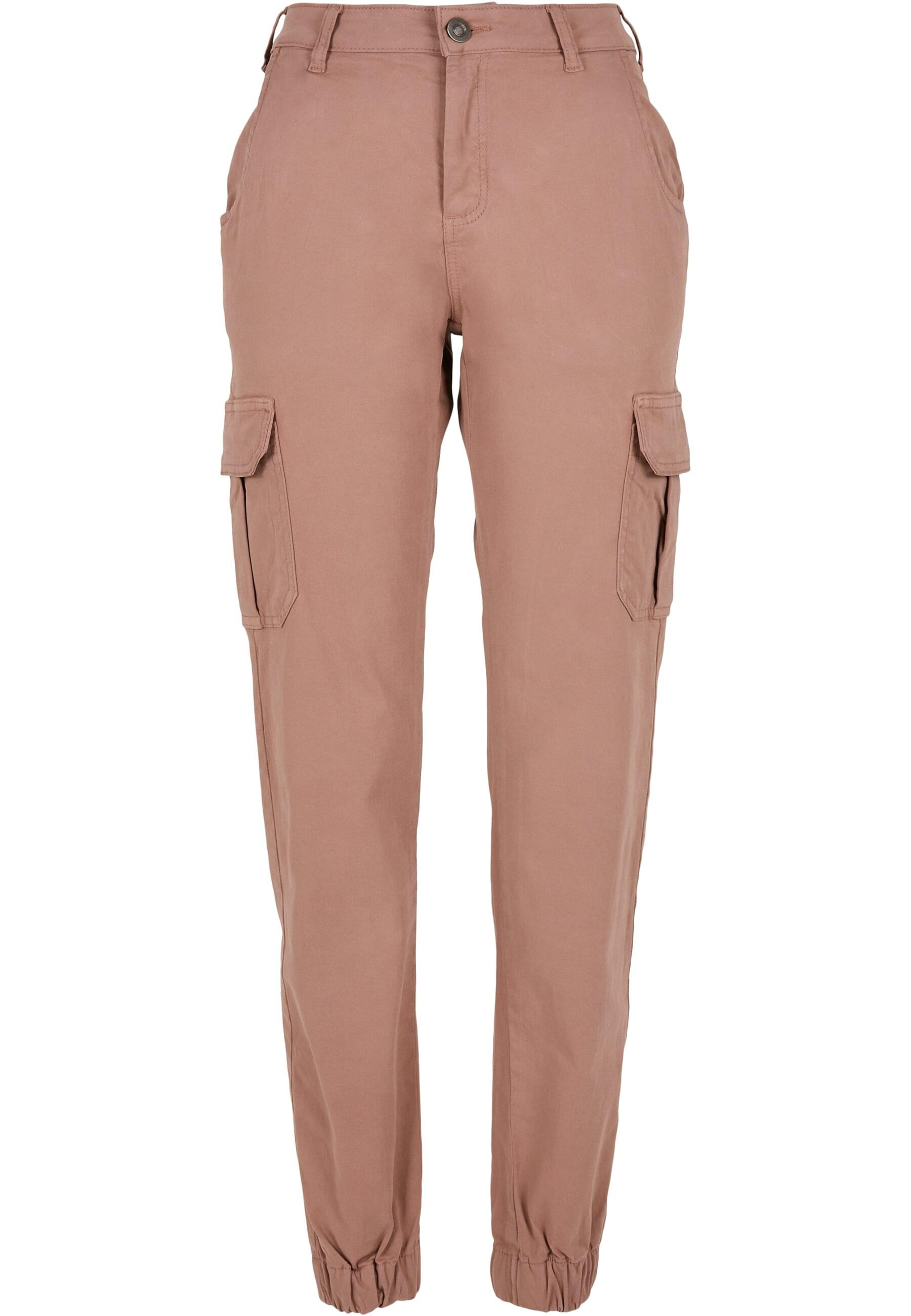 URBAN CLASSICS Cargohose "Urban Classics Damen Ladies High Waist Cargo Pants", (1 tlg.)