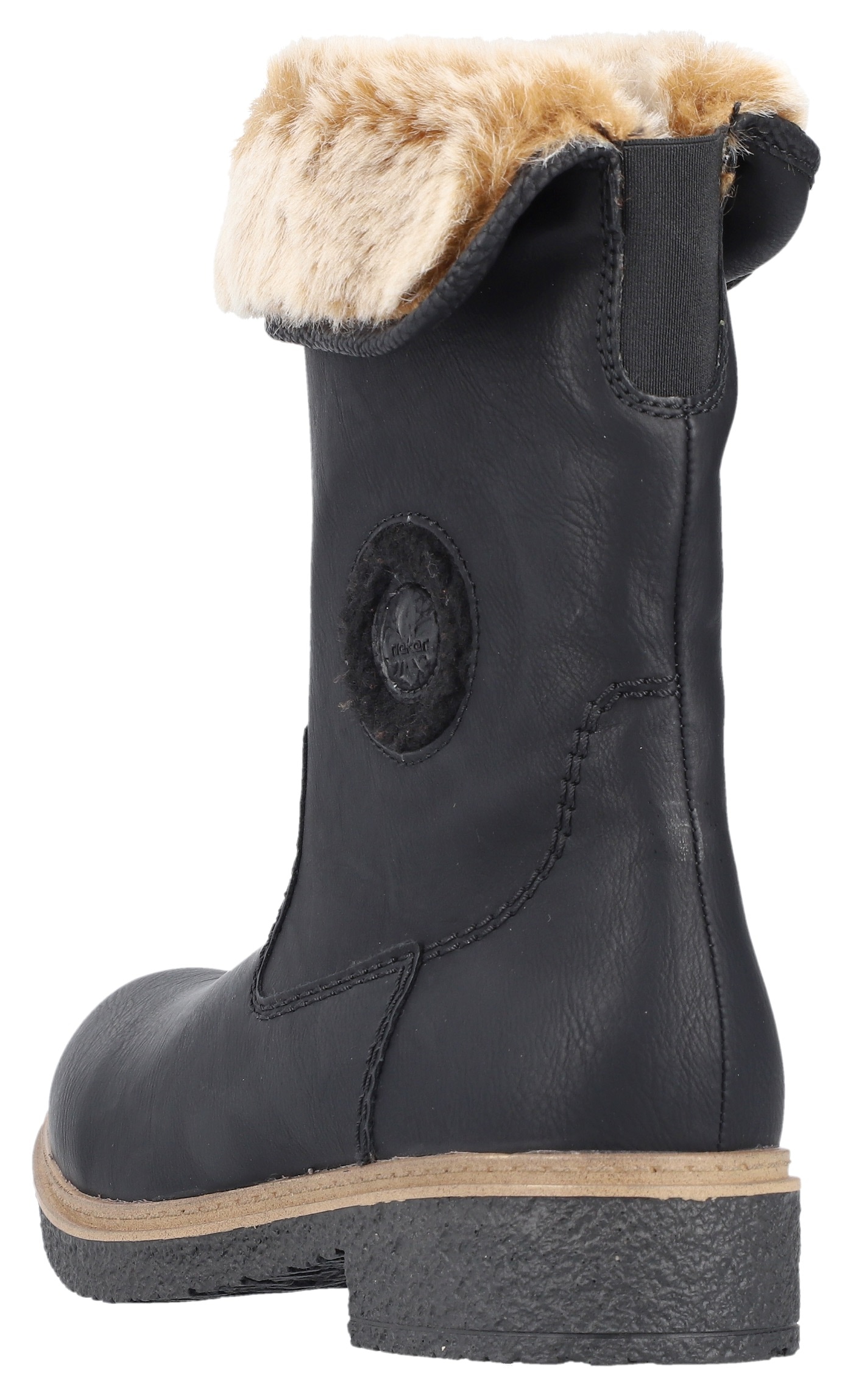 Rieker Winterstiefelette, Winterboots, Warmfutter, Blockabsatz, mit Innenreißverschluss