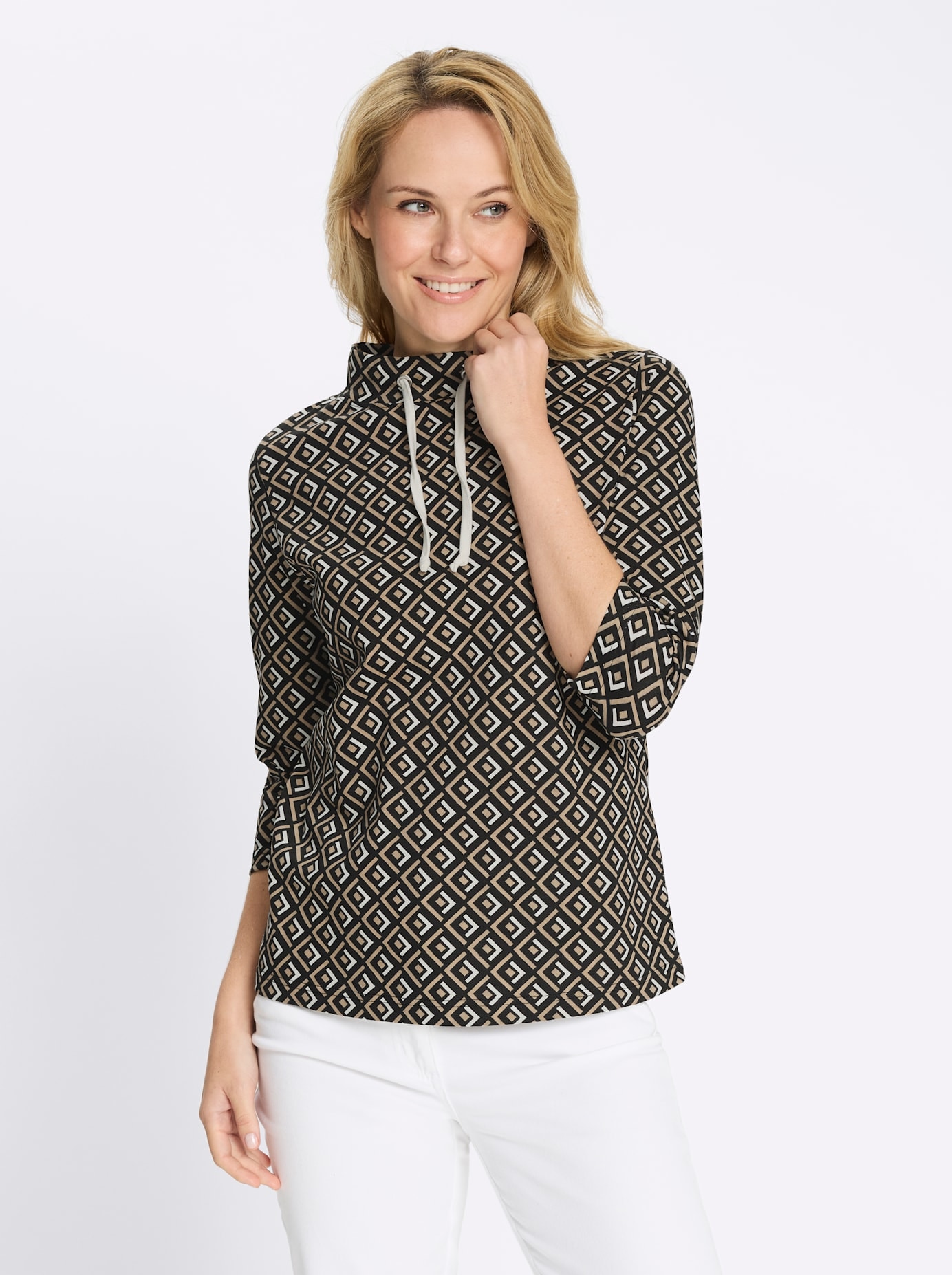 Classic Basics Stehkragenshirt »Druck-Shirt« 1 tlg.