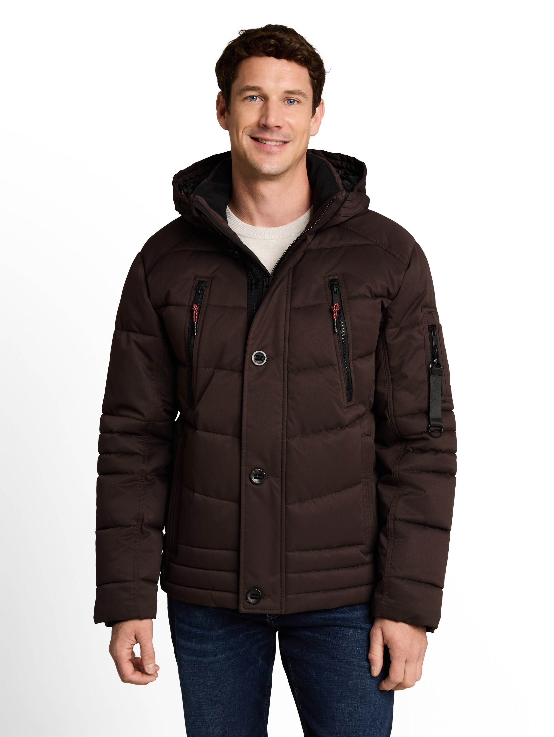 TOM TAILOR Steppjacke mit Kapuze mit Kapuze