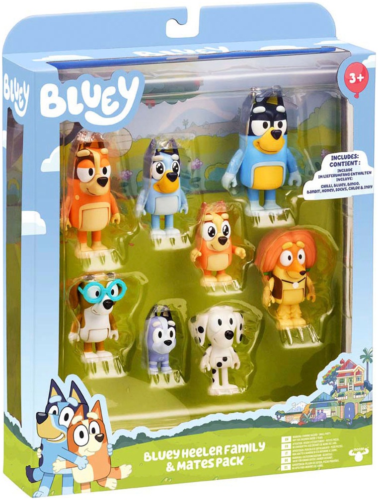Moose Spielfigur »Bluey & Familie 8er Mega-Pack«