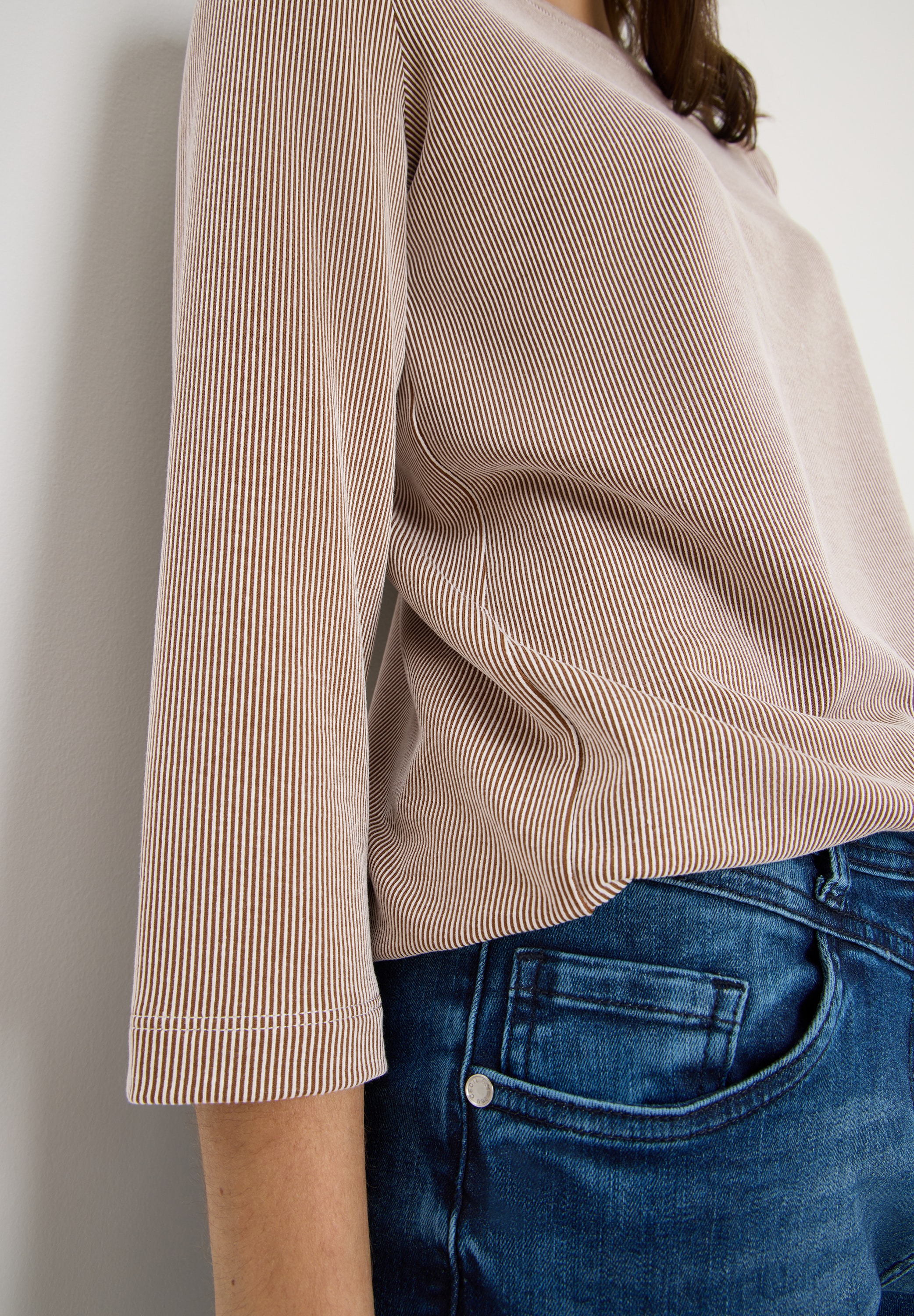 Cecil 3/4-Arm-Shirt, mit Streifen Muster