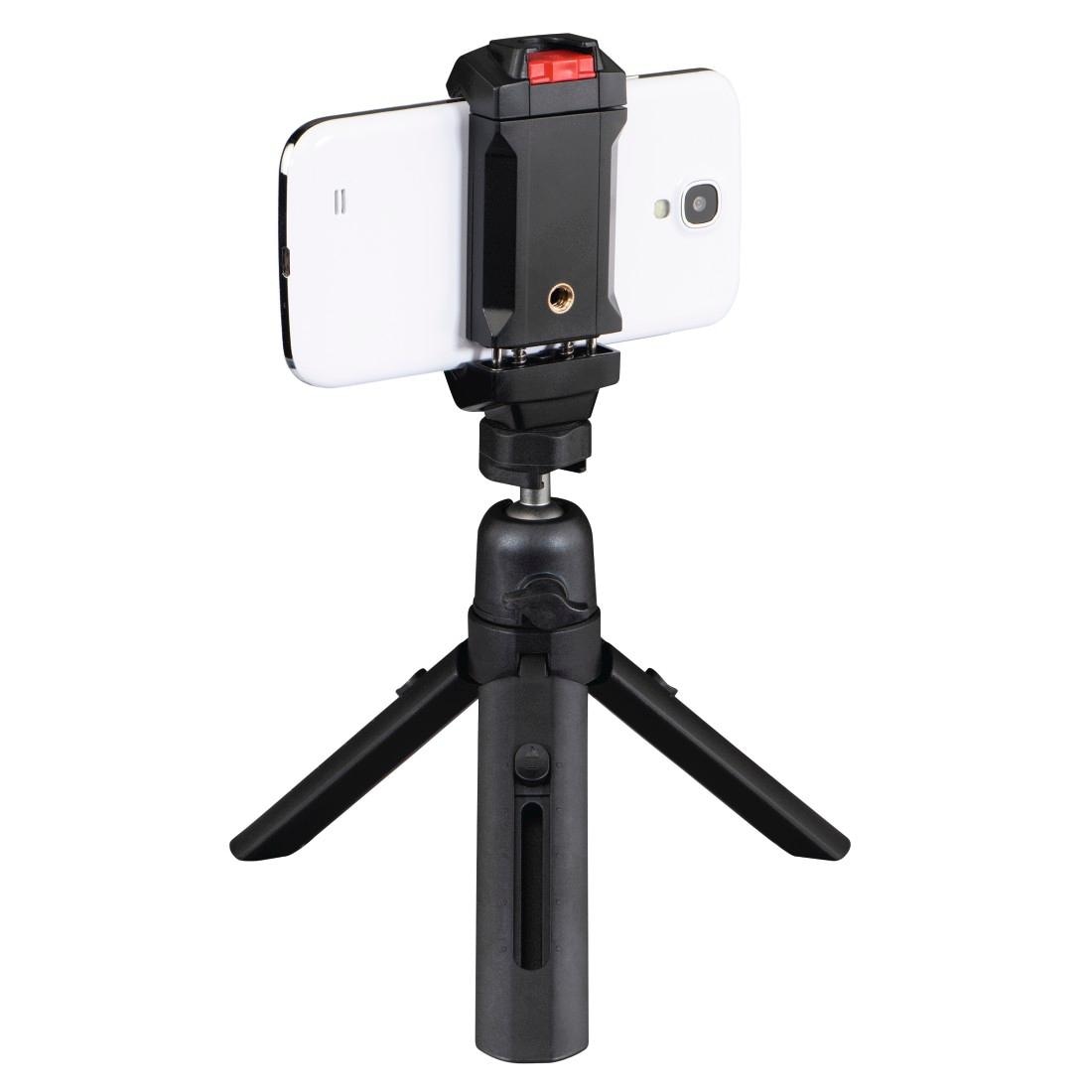 Hama Smartphone-Halterung »Smartphonehalterung, Tablethalterung "Pro", 2in1, 1/4"«, bis 6,5 cm Zoll, Nur in Kombination: Stativen mit ¼“-Anschlussgewinde/ Teleskopstangen