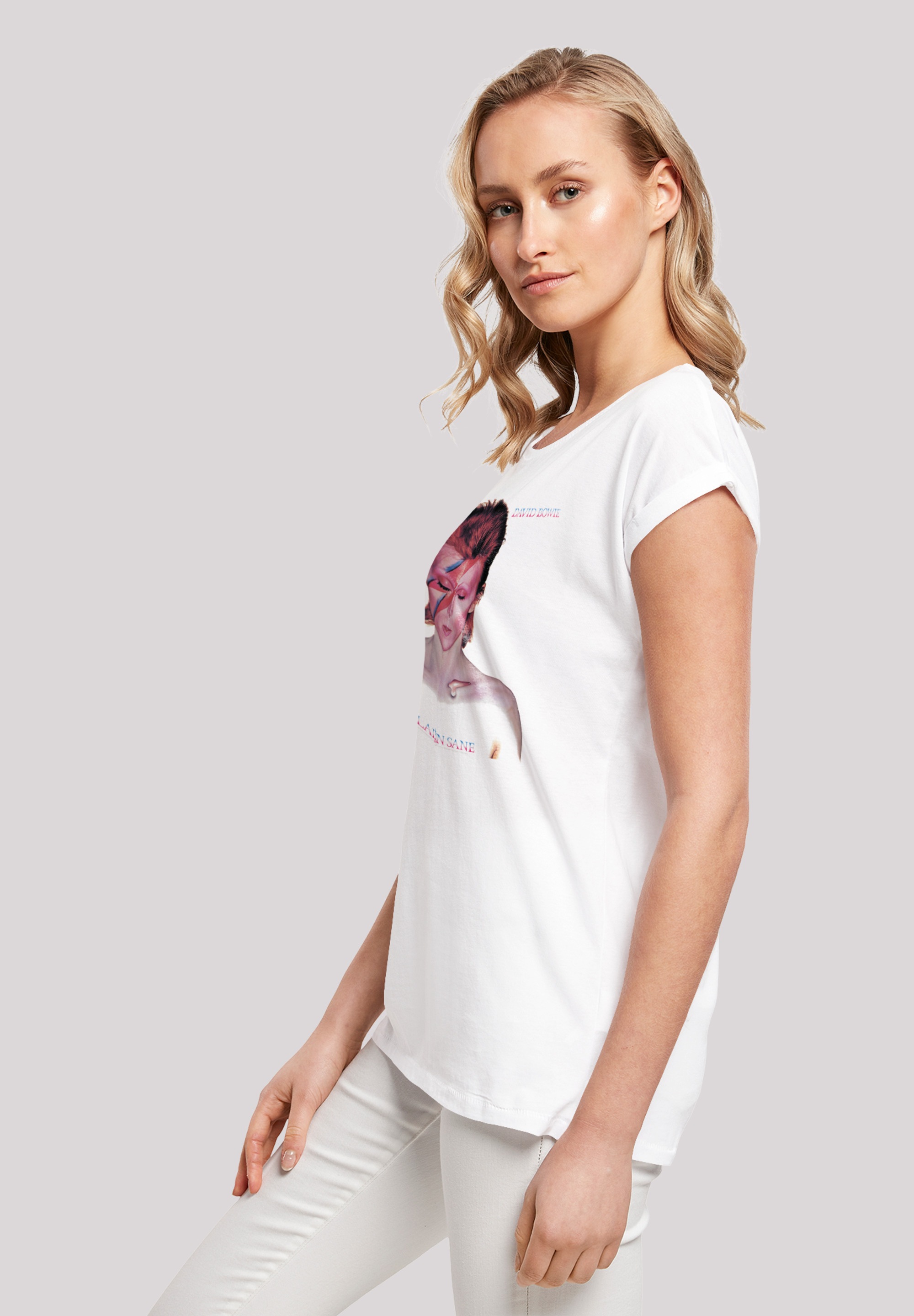 F4NT4STIC T-Shirt »David Bowie My Love For You«, Print