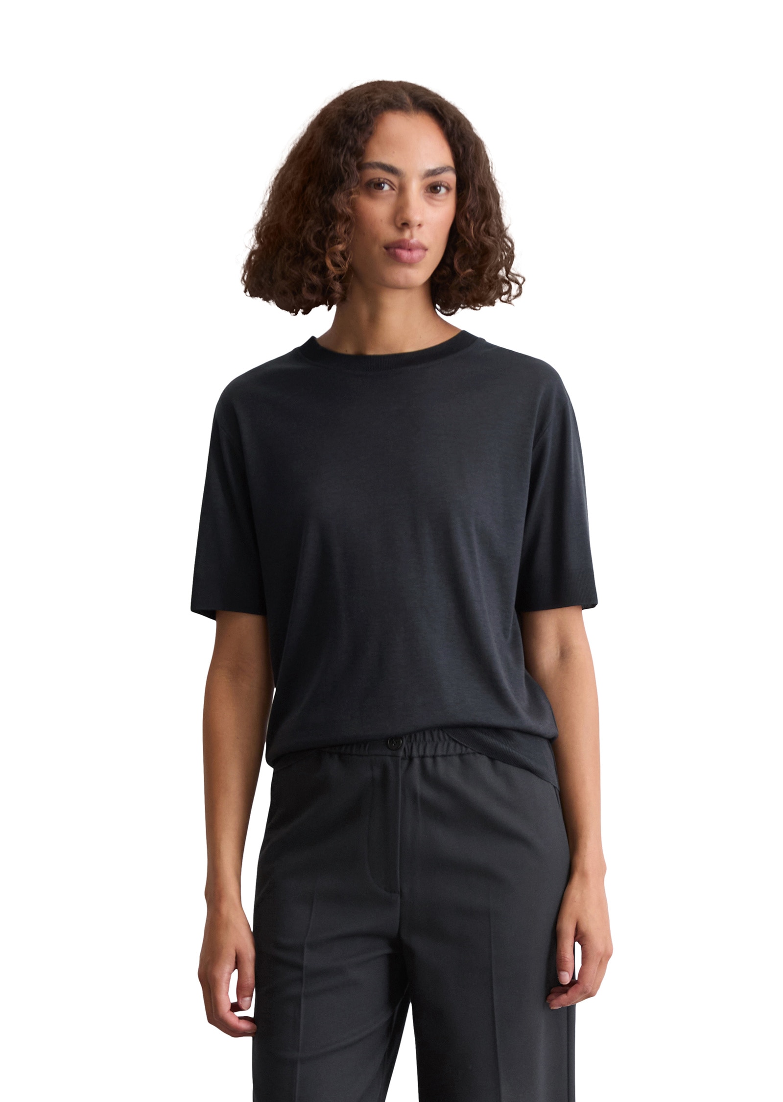 Marc OPolo T-Shirt "aus TENCEL™ Lyocell-Baumwolle-Mix" günstig online kaufen