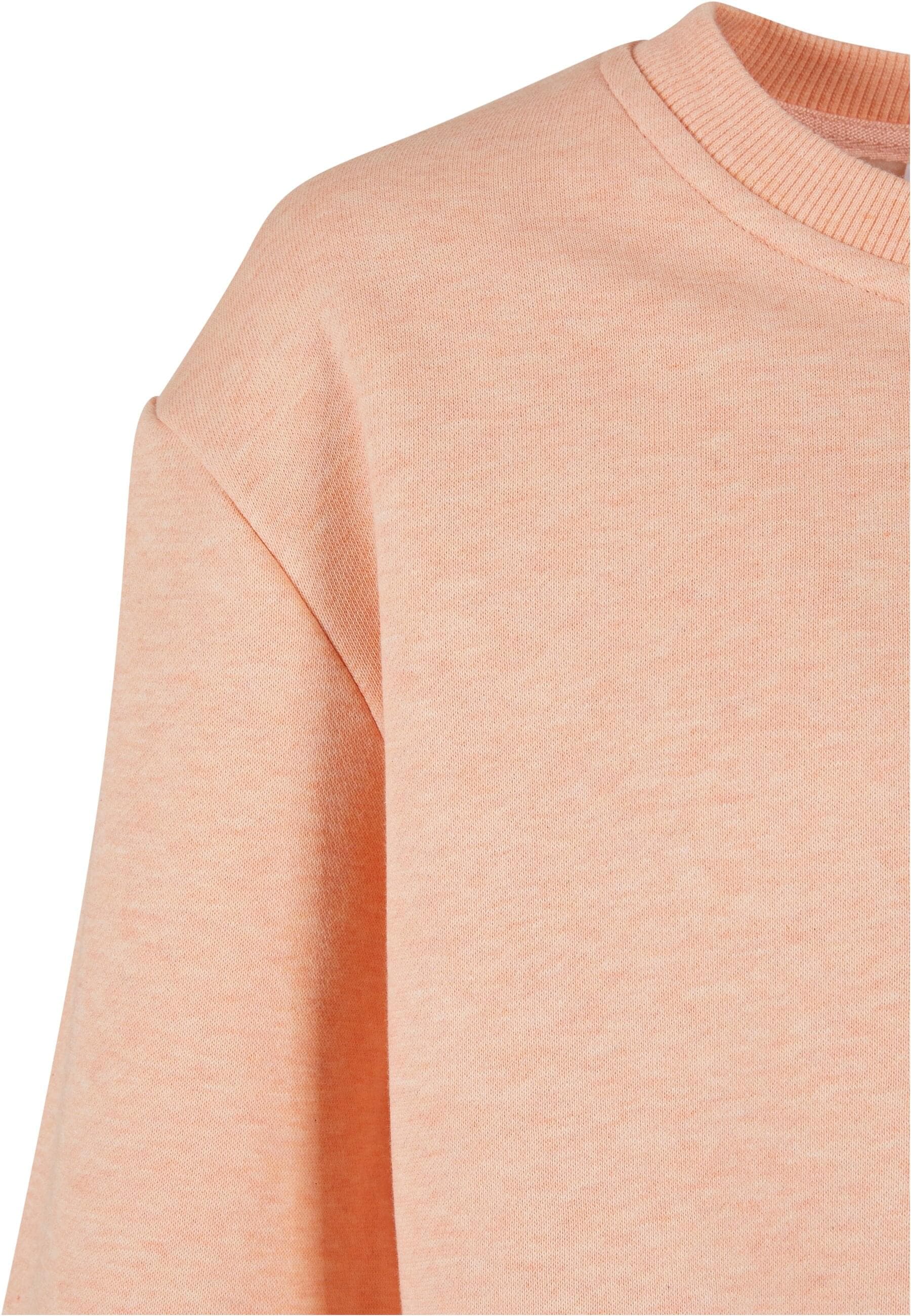 URBAN CLASSICS Rundhalspullover »Urban Classics Damen Girls Oversized Color Melange Crewneck«