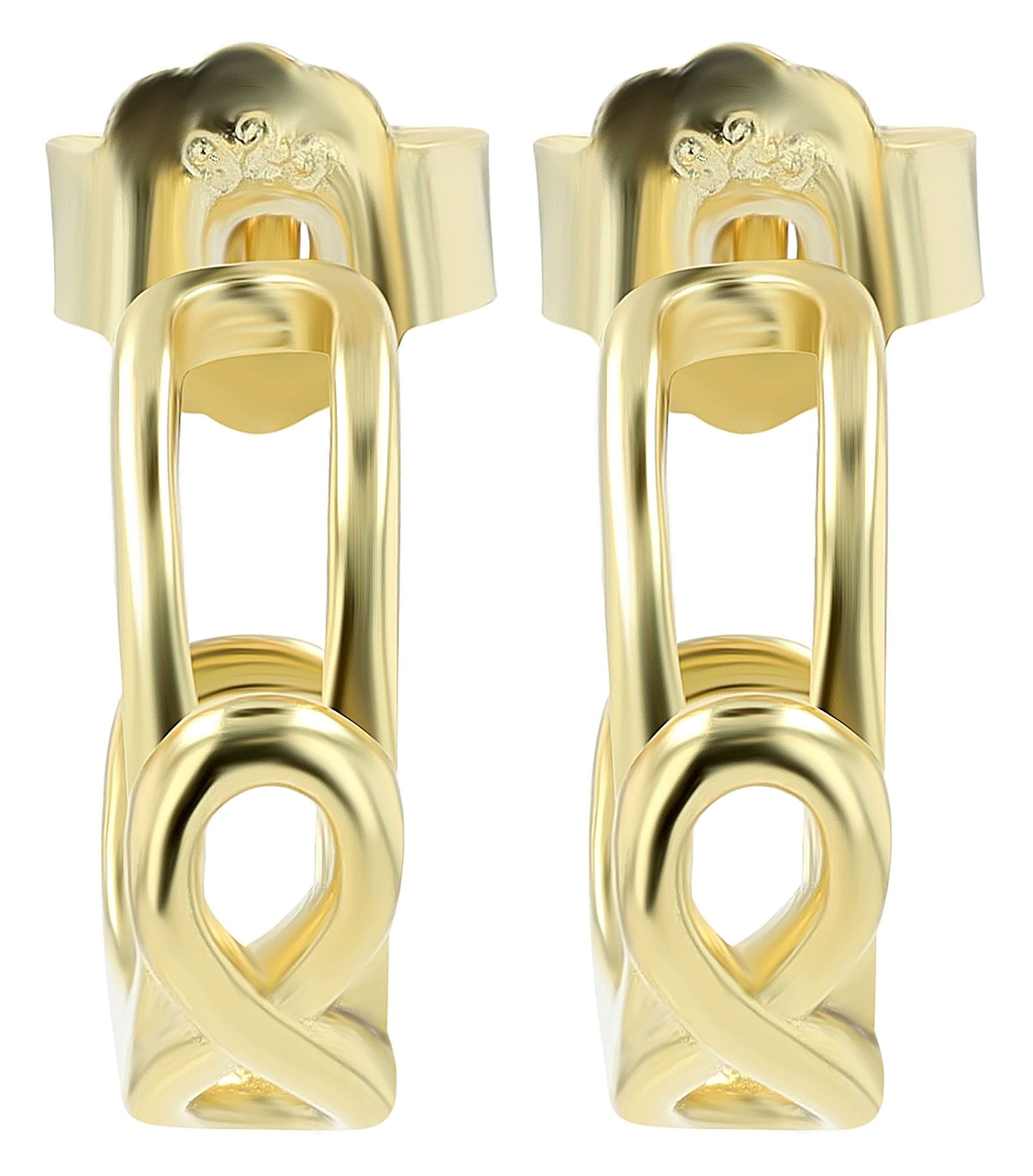 Adelia´s Paar Ohrhänger "Ohrringe – Ohrstecker Unendlichkeitszeichen aus 925 Silber" Zum Verschenken – ideal zum Geburtstag