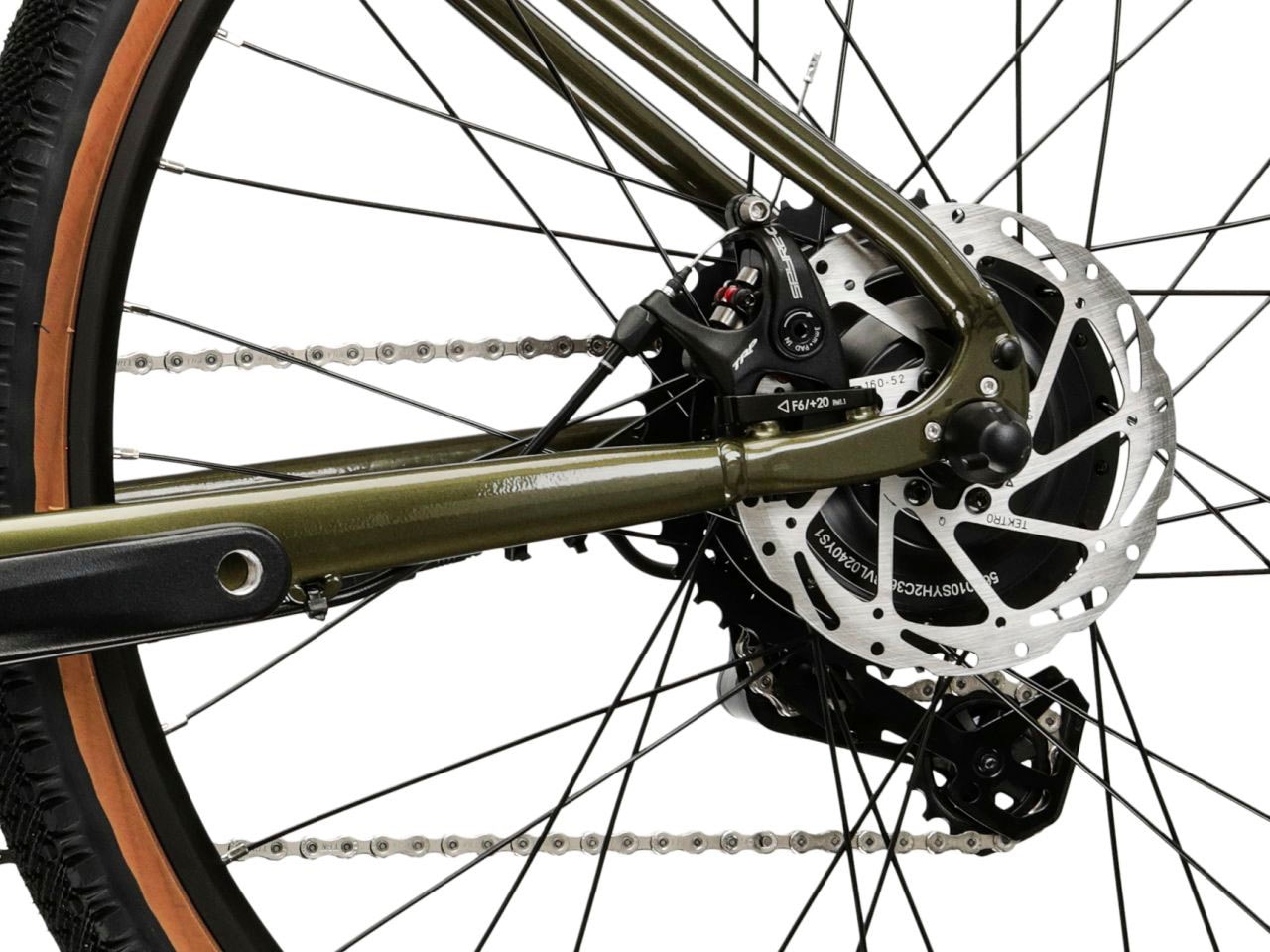 Kross E-Bike »E-Gravel Bike Esker Hybrid 2.0 28" khaki«, 11 Gang, microSHIFT, Advent X M6205, Heckmotor 250 W