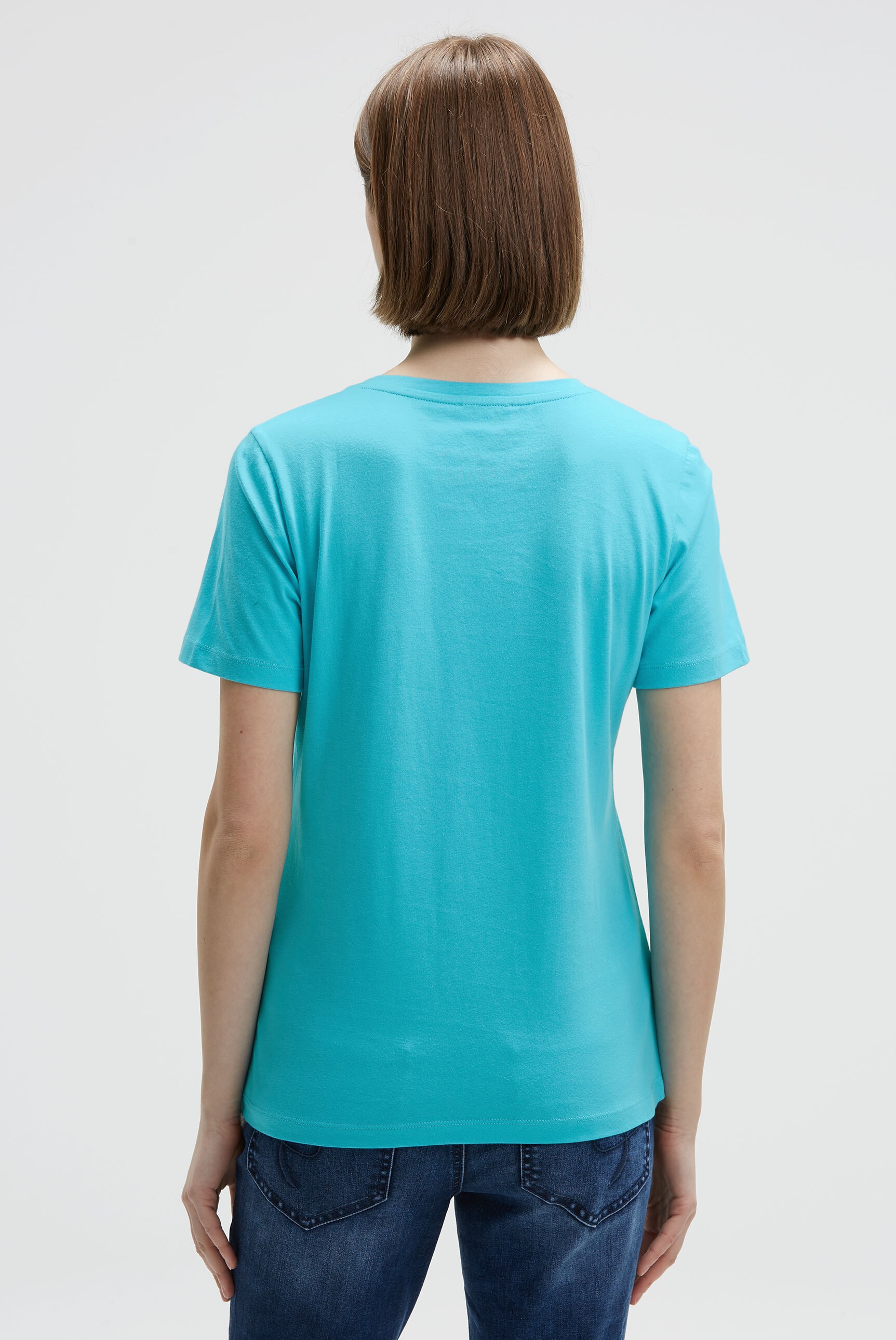SOCCX V-Shirt, aus Baumwolle
