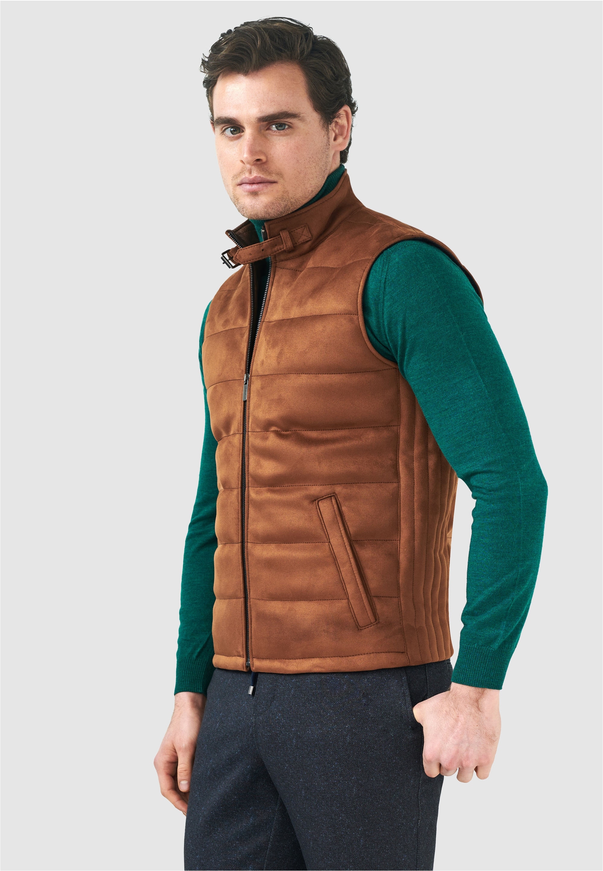 Pierre Cardin Steppweste, Mit Frontreißverschluss