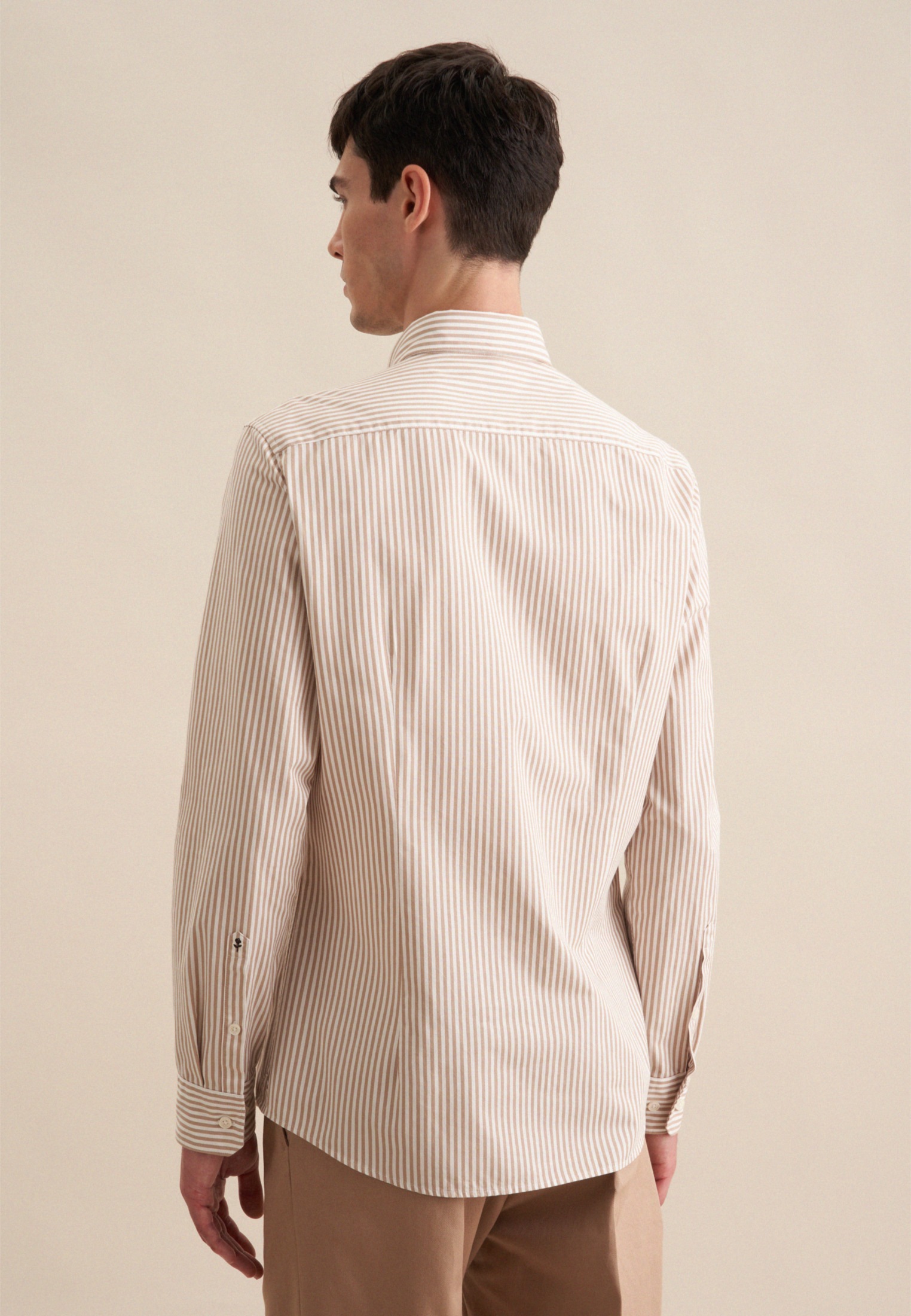 seidensticker Businesshemd "Schwarze Rose", Slim Langarm Button-Down-Kragen günstig online kaufen