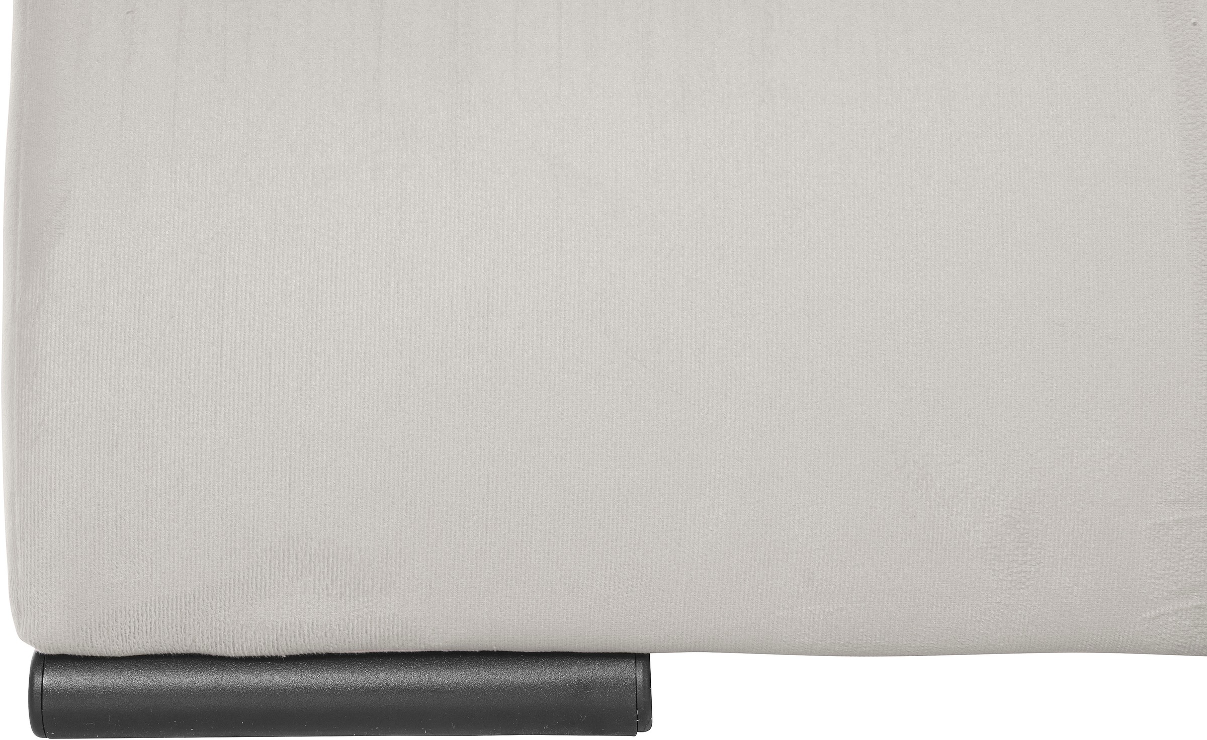 Home affaire Polsterhocker »Win«, mit schwarzen Metallfüßen, frei im Raum stellbar