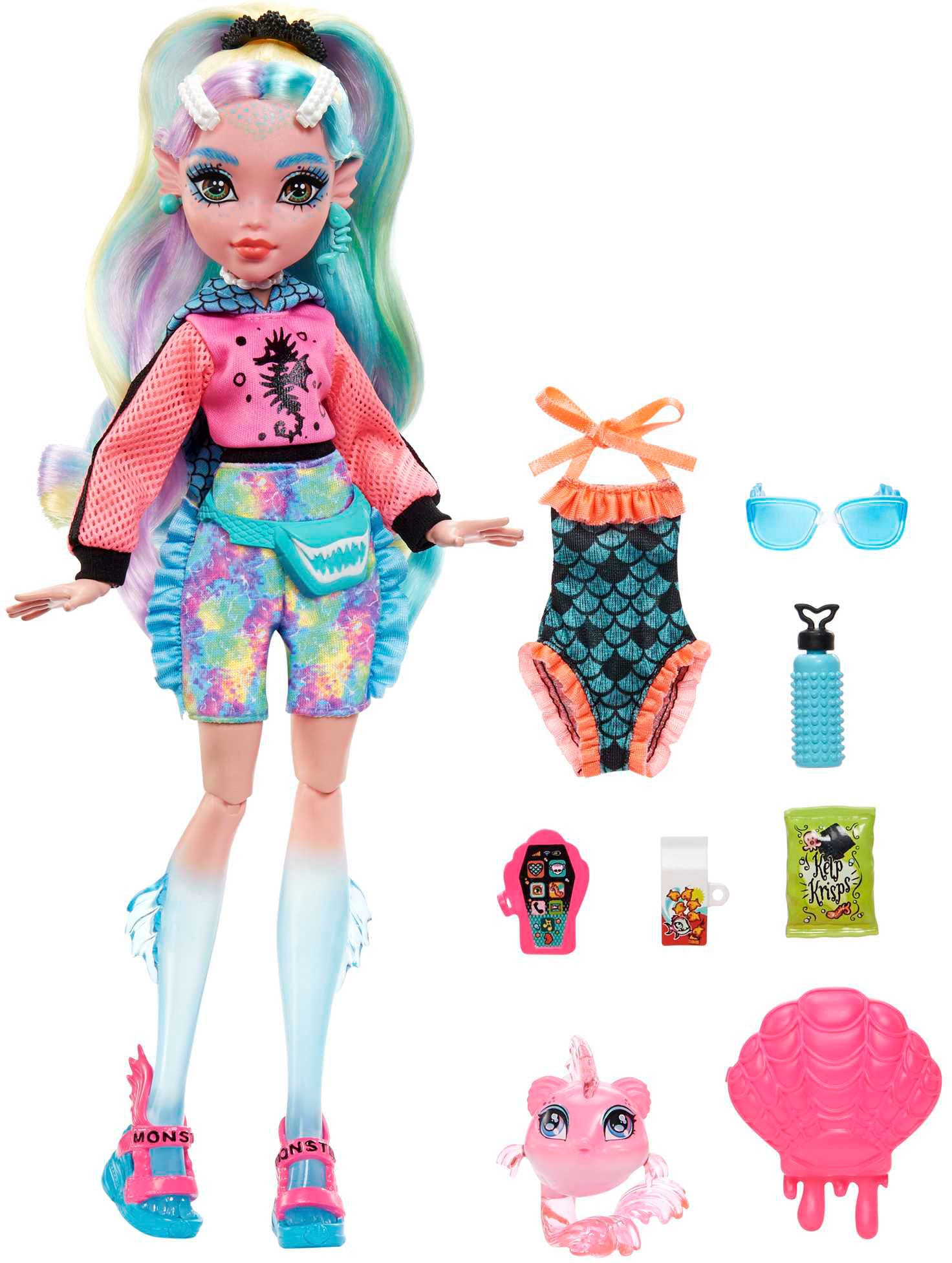 MonsterHigh™ Anziehpuppe »Lagoona Blue mit Piranha«