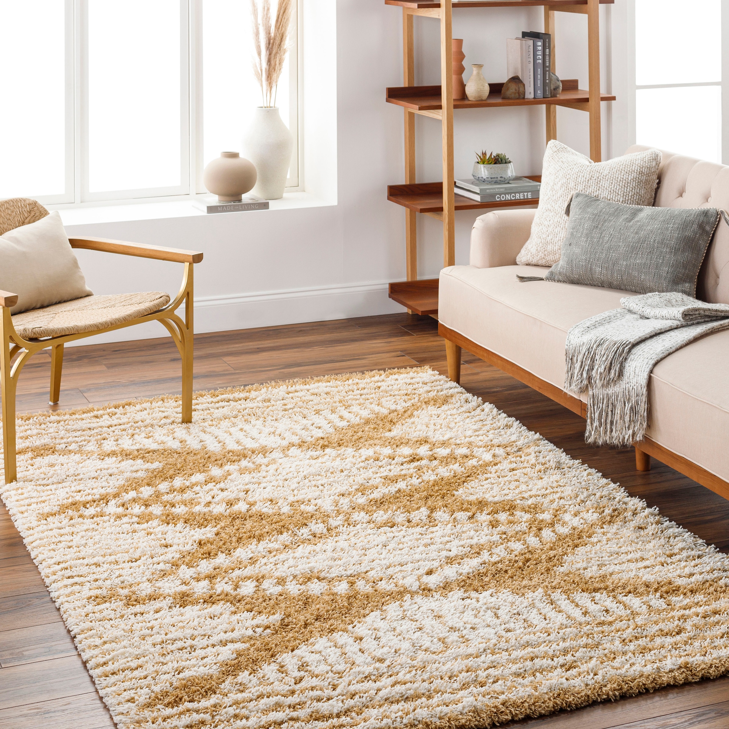 Livabliss Hochflor-Teppich "TUZLA" rechteckig 52 mm Höhe Flauschig, Langflo günstig online kaufen