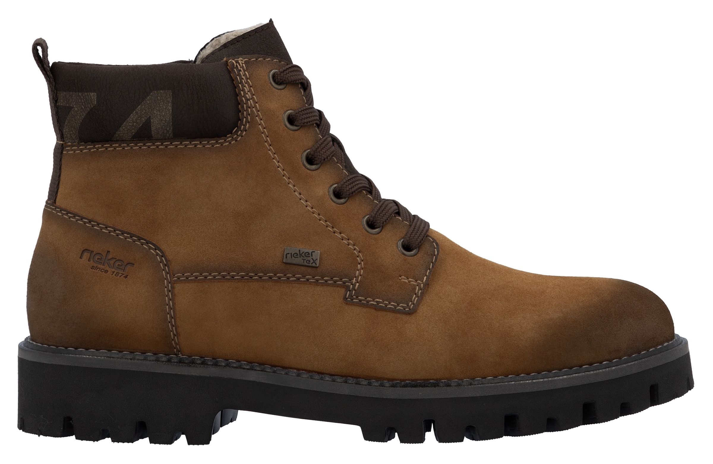 Rieker Winterstiefelette, Winterboots, Outdoorstiefelette mit TEX und Innenreißverschluss