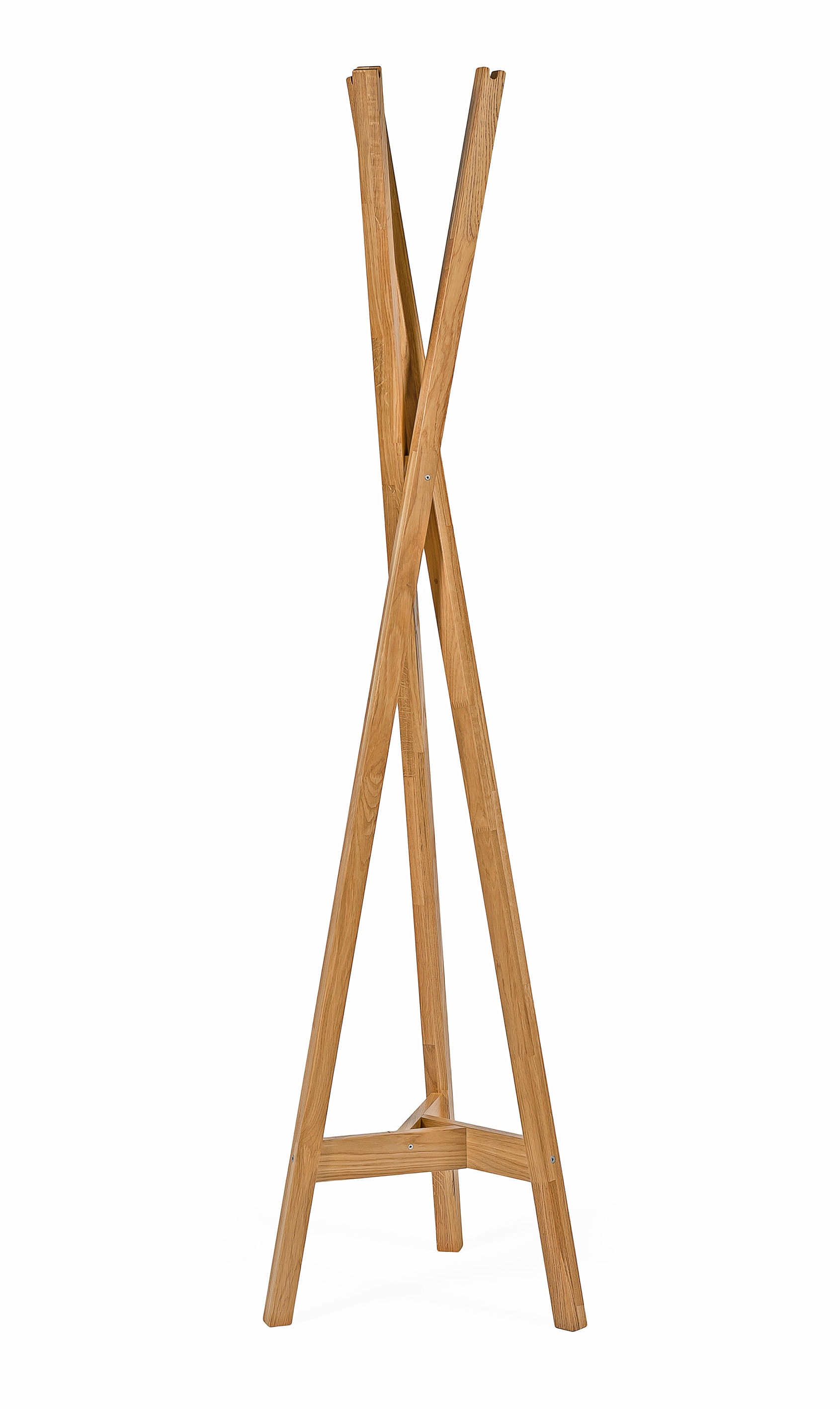 andas Garderobenständer, im skandinavian Design, aus Eiche massiver Eiche, günstig online kaufen