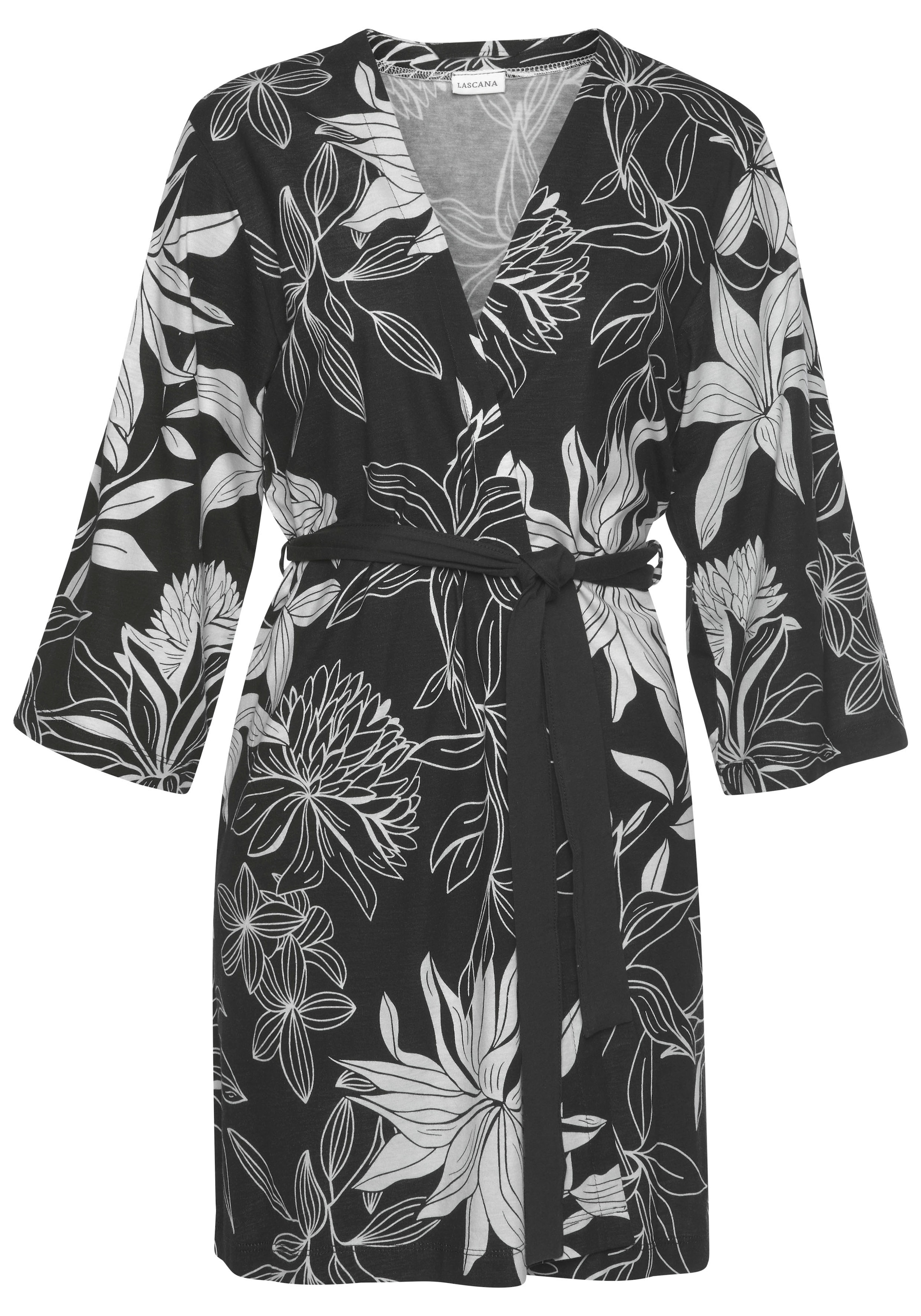 Kimono, | LASCANA floralem Druck bestellen BAUR mit