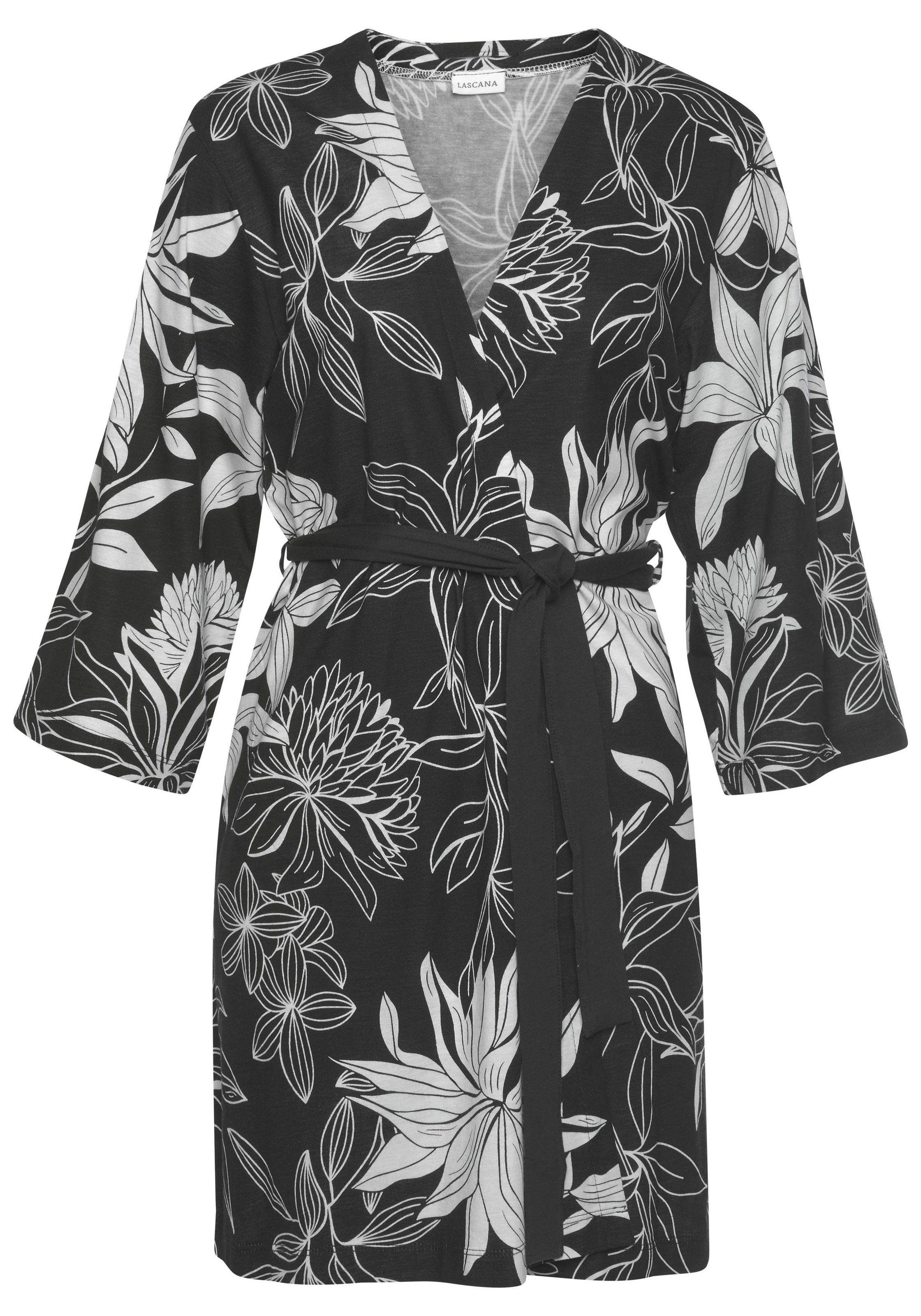 LASCANA Kimono mit floralem Druck günstig online kaufen