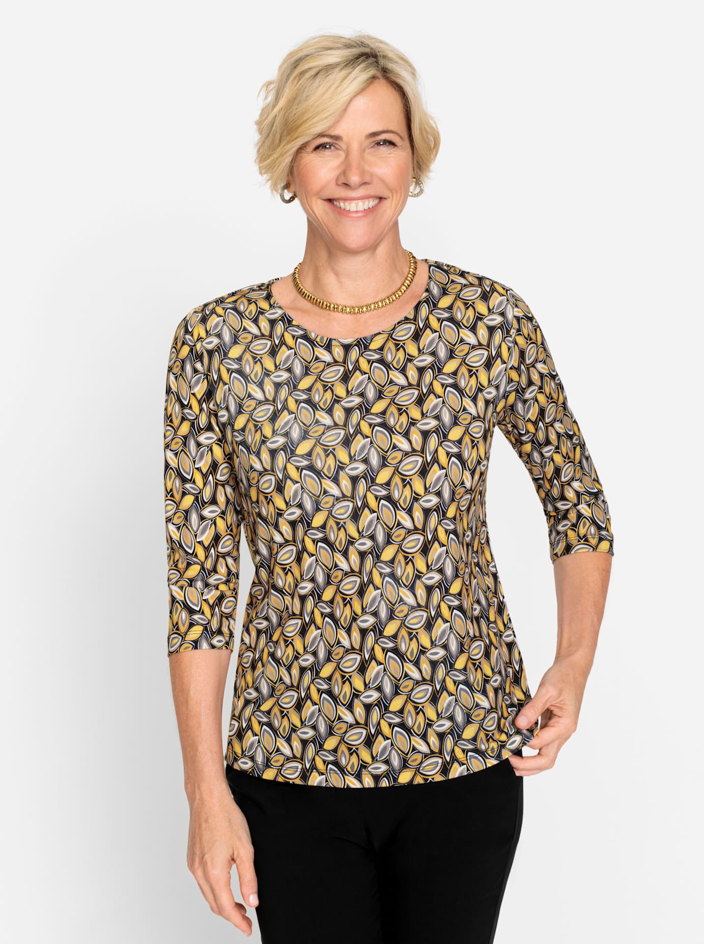 Classic 3/4-Arm-Shirt "Shirt" 1 Stk. tlg. günstig online kaufen