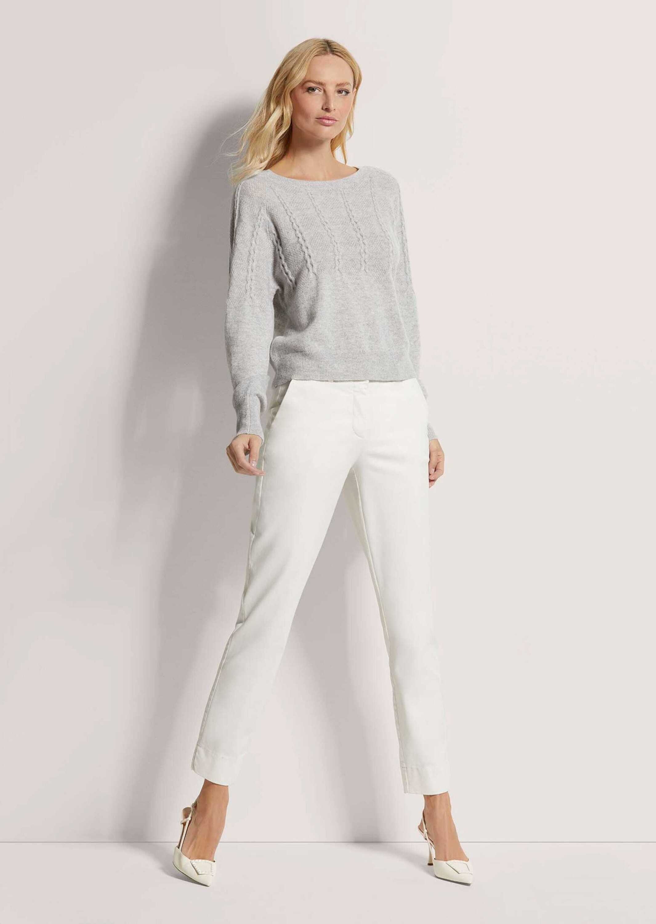 Thumbnail - MADELEINE Longpullover "Pullover Rundhals-Pullover mit Zopfmuster"