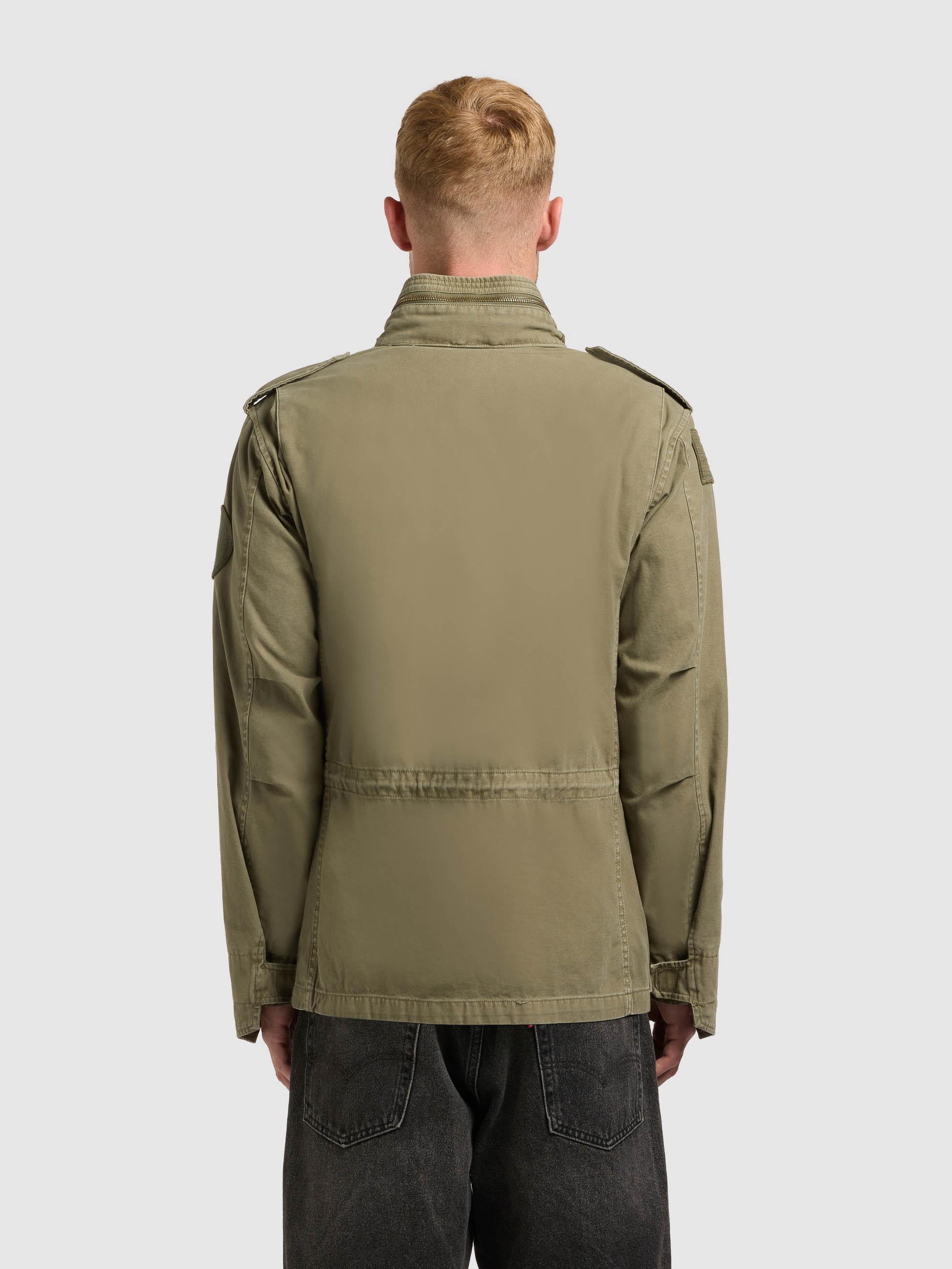 Funktionsjacke KHUJO "Gene", Herren, Gr. XL (54), olive, Obermaterial: 100% Baumwolle; Innenfutter: 100% Baumwolle, gerade hüftbedeckend, hoch geschlossener Ausschnitt, Ärmel ohne Ärmelschlitz gerader Abschluss mit verstellbarem Klettverschluss, Jacken Fu 2
