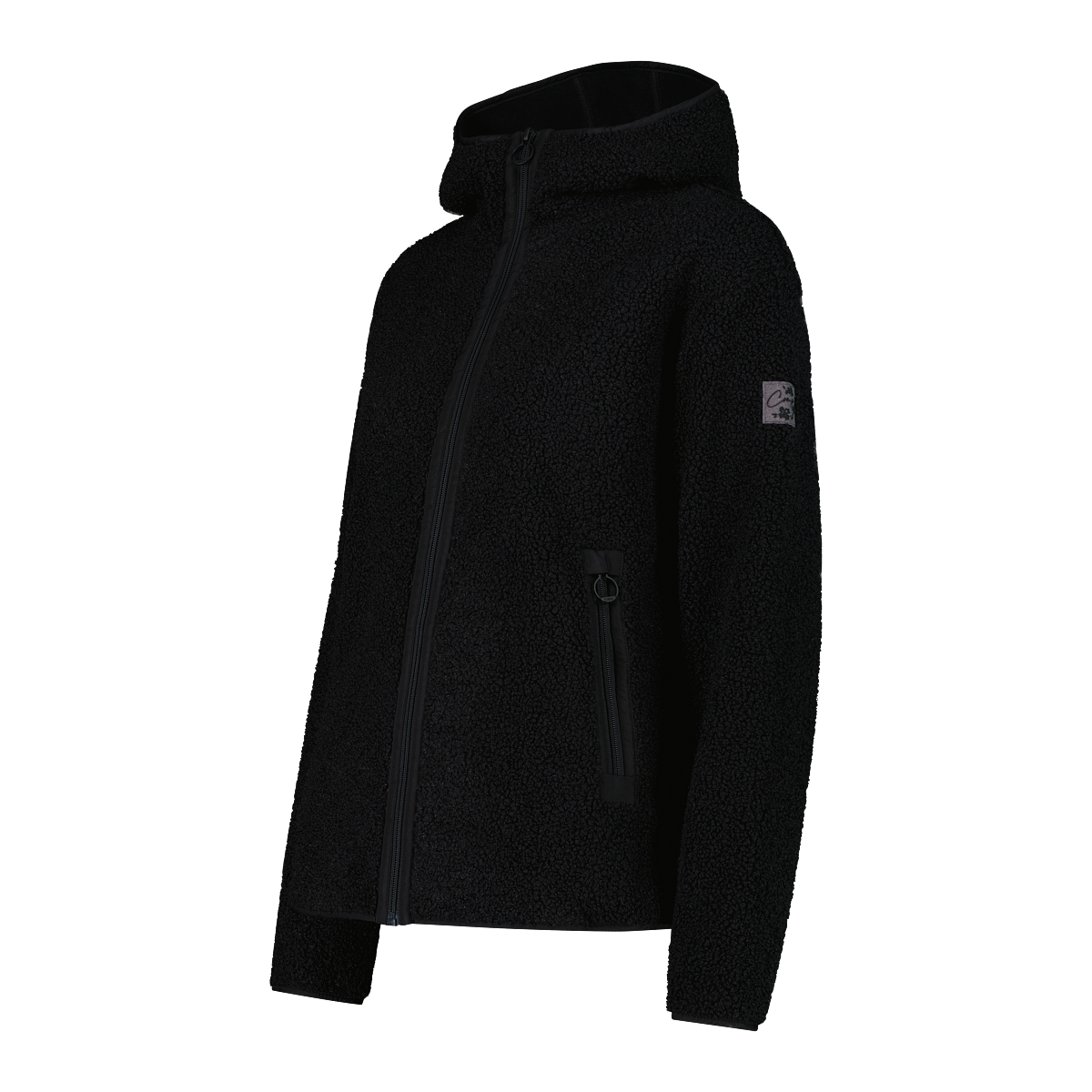 CMP Kapuzenplüschjacke, (1 St.)