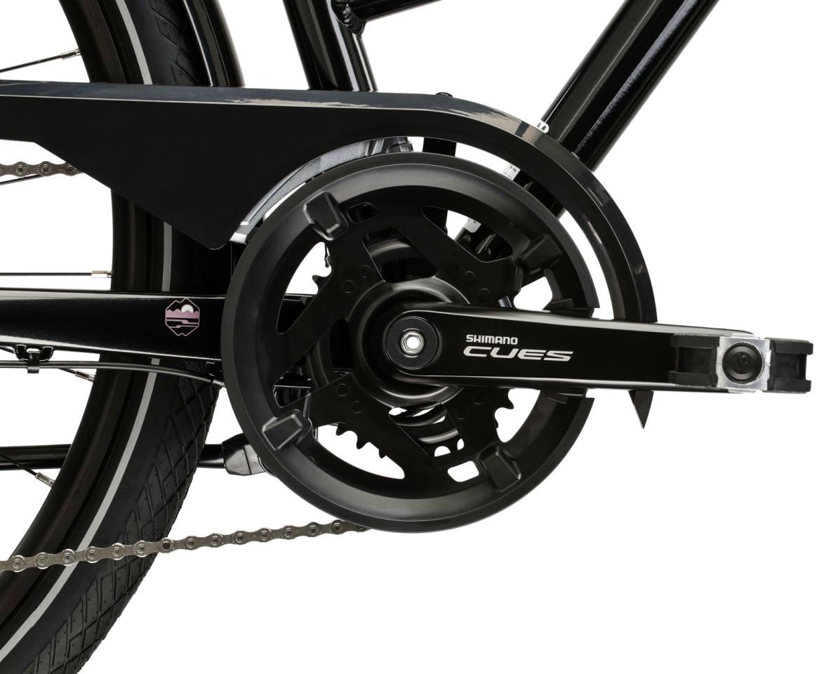 Kross Trekkingrad »Damen-Trekkingrad 28" Trans 7.0 Schwarz 20 Gänge« 20 Gang Shimano CUES U6020 Schaltwerk Kettenschaltung