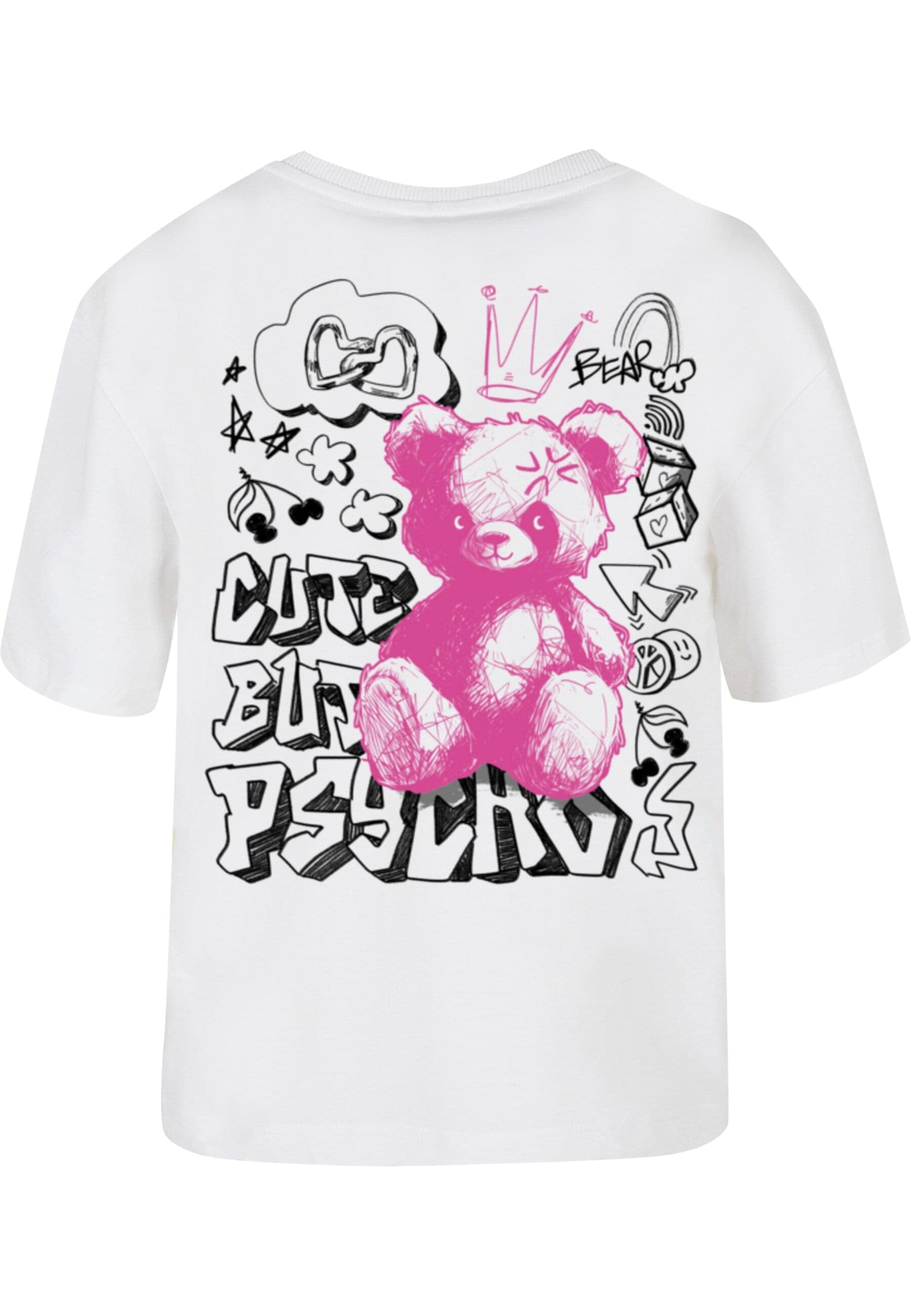 Miss Tee T-Shirt "Miss Tee Damen Cute But Psycho Tee" günstig online kaufen