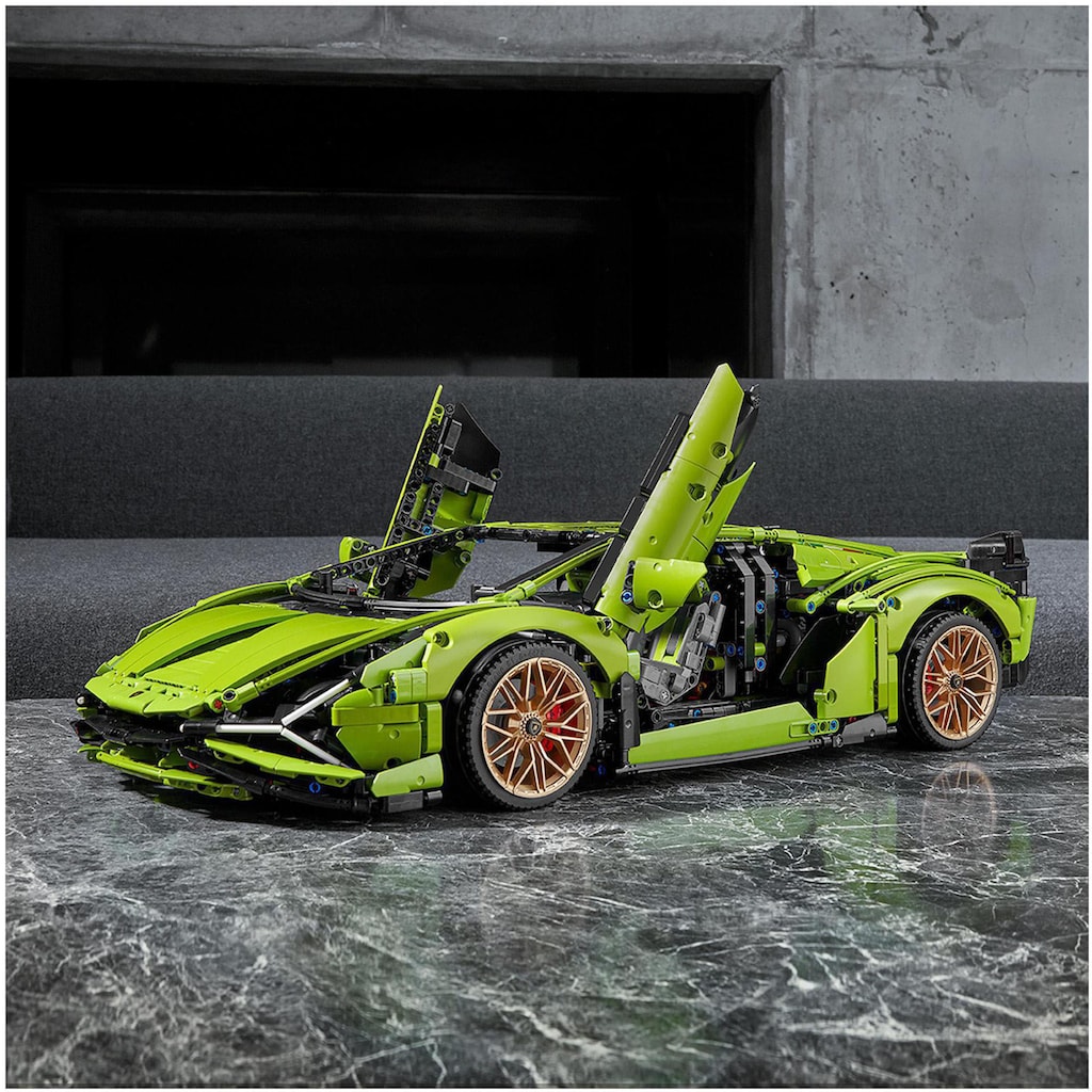 LEGO® Konstruktionsspielsteine »Lamborghini Sián FKP 37 (42115), LEGO® Technic«, (3696 St.), Made in Europe