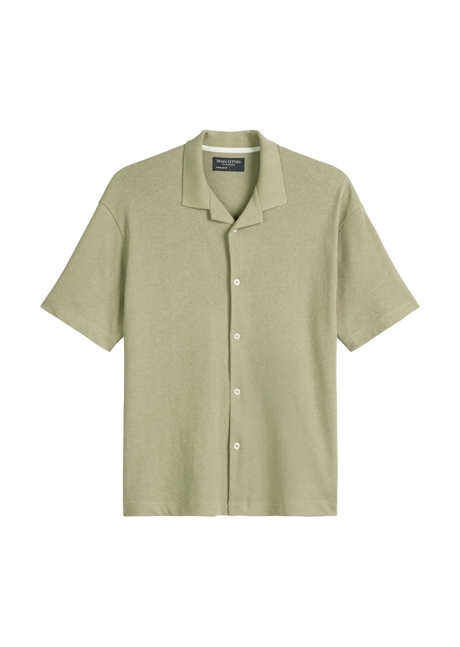 Marc O'Polo Poloshirt »aus Bio-Baumwolle und Leinen«