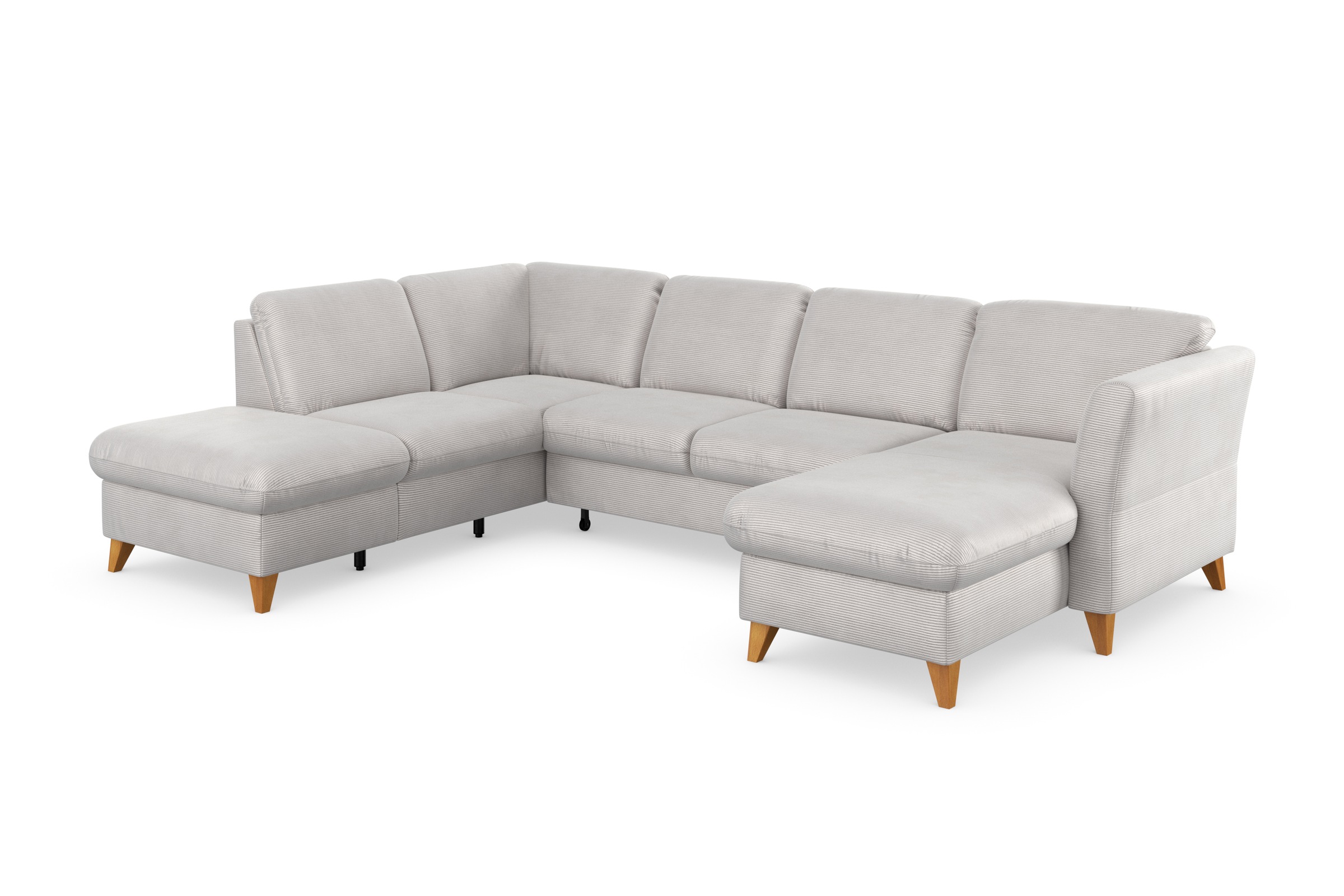 Thumbnail - Home affaire Wohnlandschaft "Trelleborg U-Form" wahlweise mit Bettfunktion und Bettkasten, inkl. Federkern-Polsterung