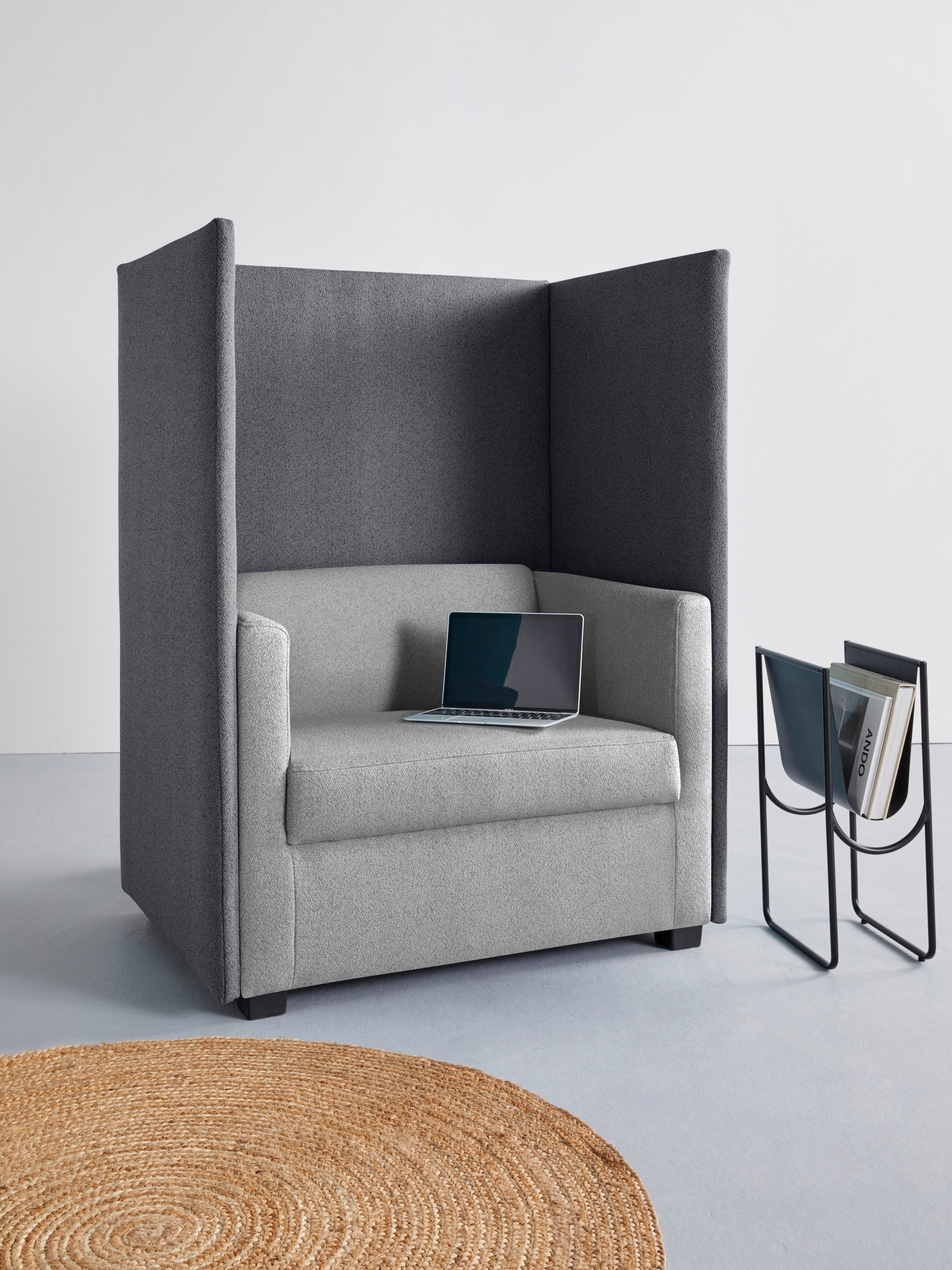 DOMO collection Sessel »Kea«, mit praktischem Sichtschutz, Breite 100 cm