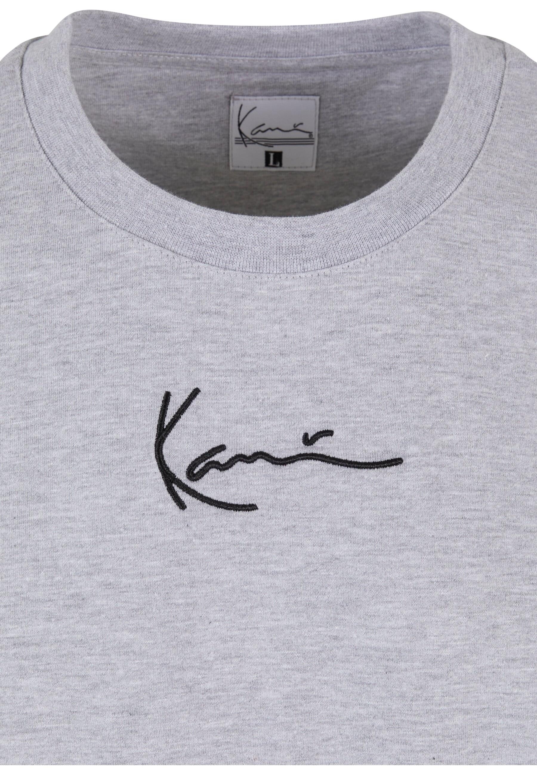 Thumbnail - Karl Kani Kurzarmshirt "Karl Kani Herren KKMQ22001GRY SMALL SIGNATURE TEE GRY", (1 tlg.)