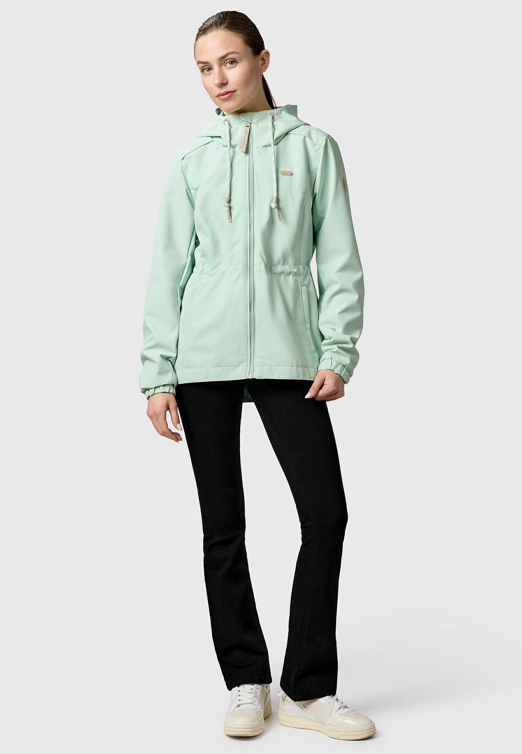 Ragwear Funktionsjacke »Dankka« mit Kapuze Funktionelle Übergangsjacke mit Taillenzugkordel