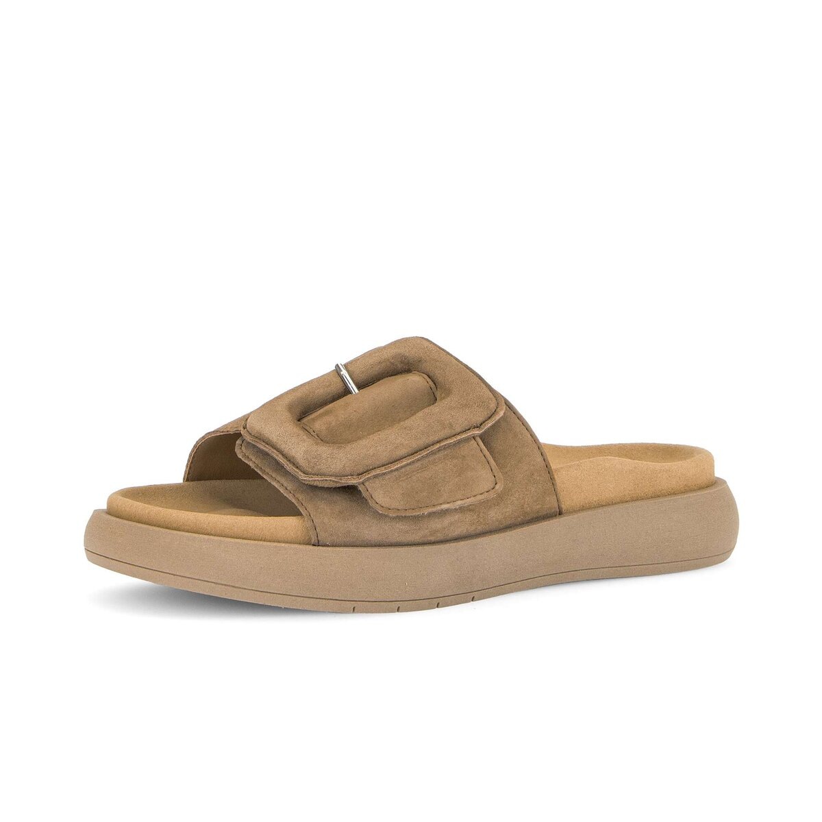 Pantolette GABOR "Pantolette", Damen, Gr. 42, braun, Schuhe Pantolette