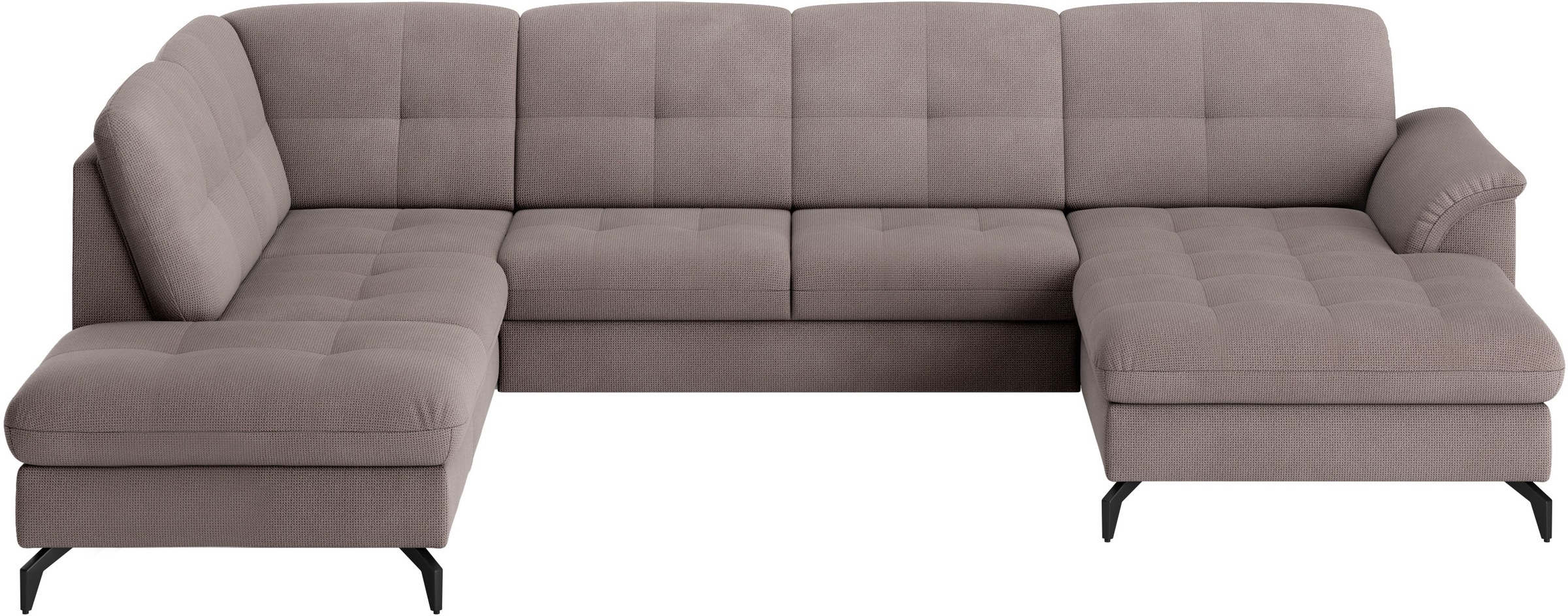 sit&more Wohnlandschaft »Zora U-Form«, wahlweise mit Bettfunktion und Bettkasten