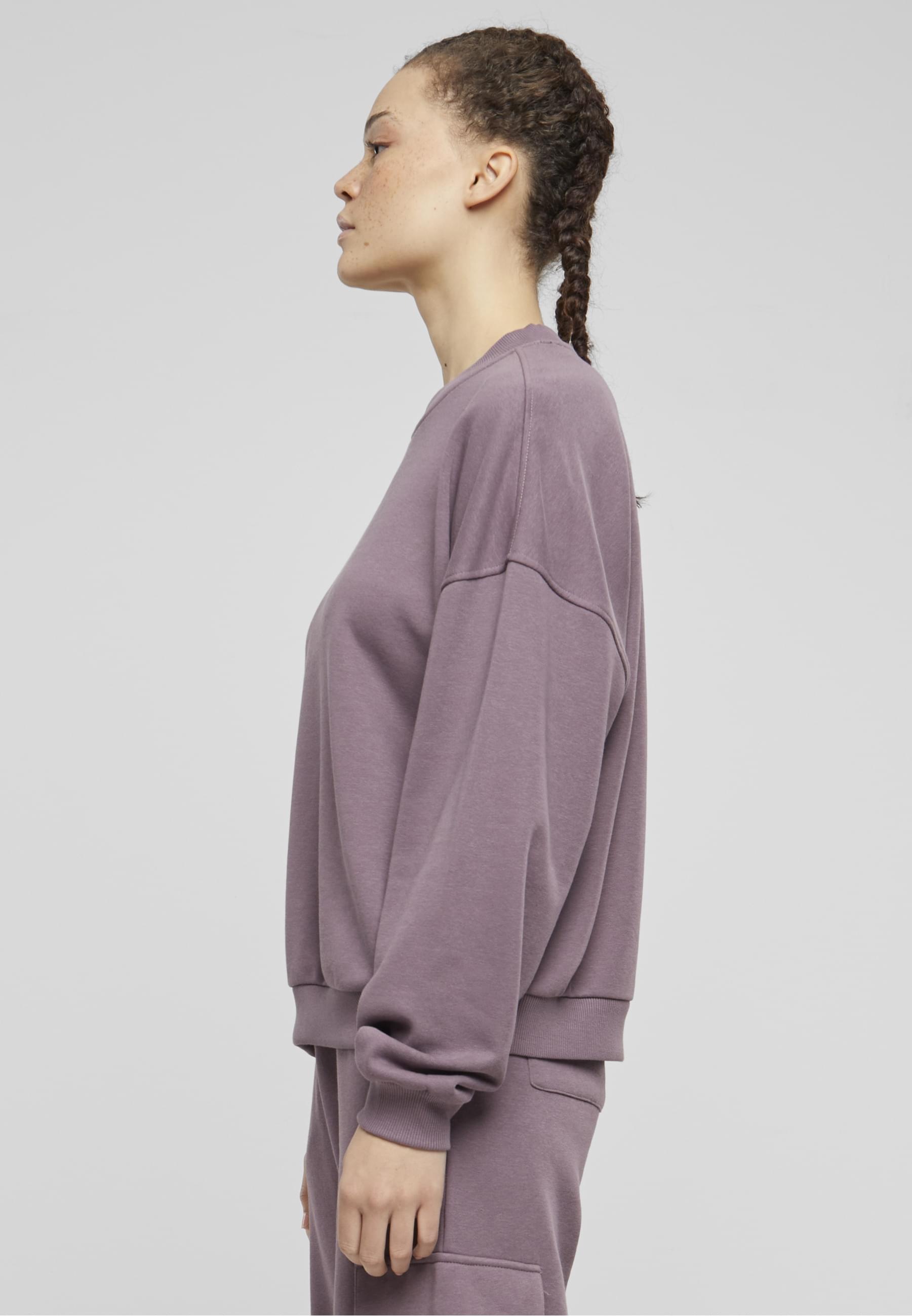 URBAN CLASSICS Sweater »Urban Classics Damen Ladies Oversized Light Terry Crewneck«